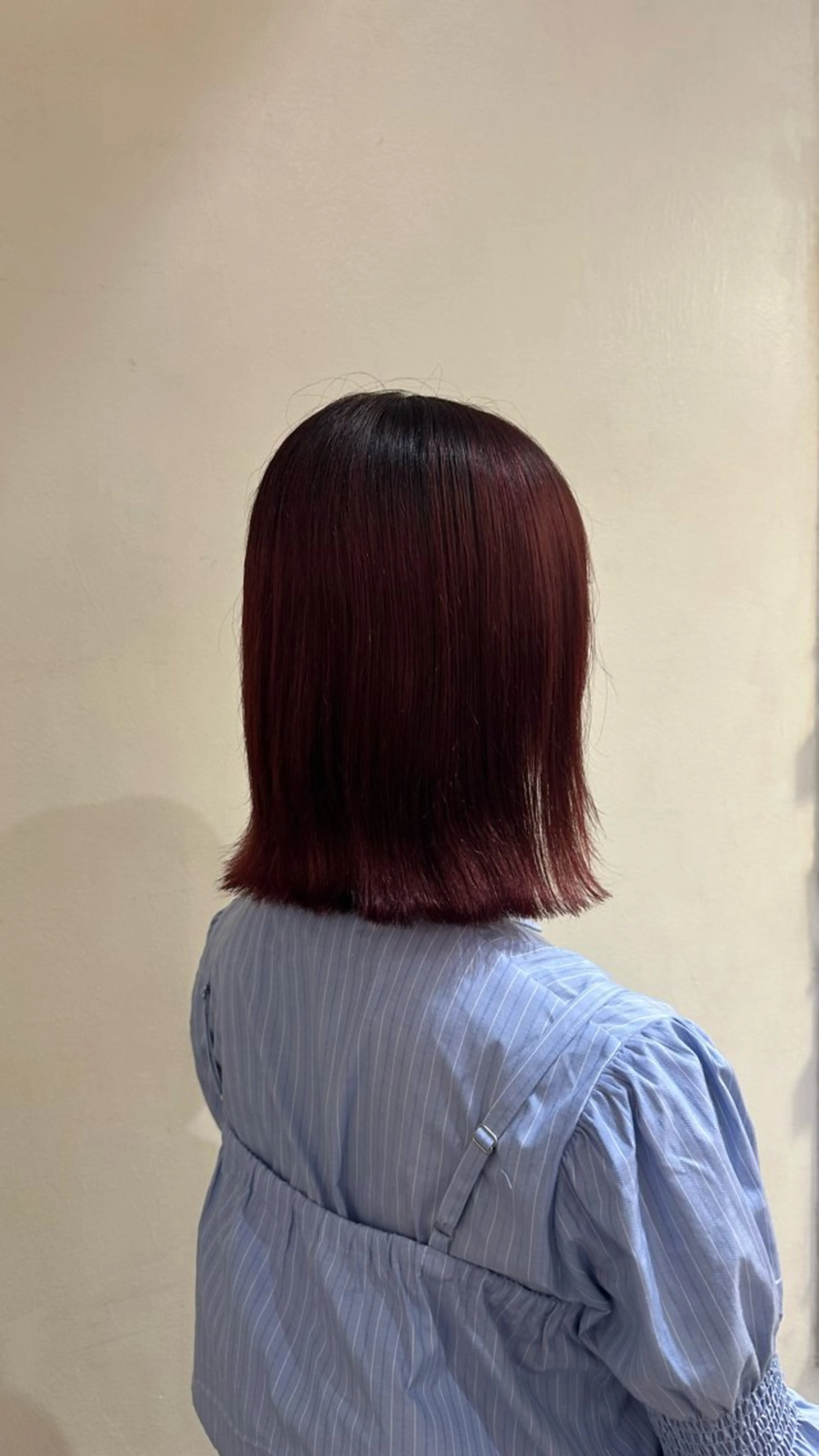 ミディアム カラー 縮毛矯正 ミタムラ ユナのヘアスタイル