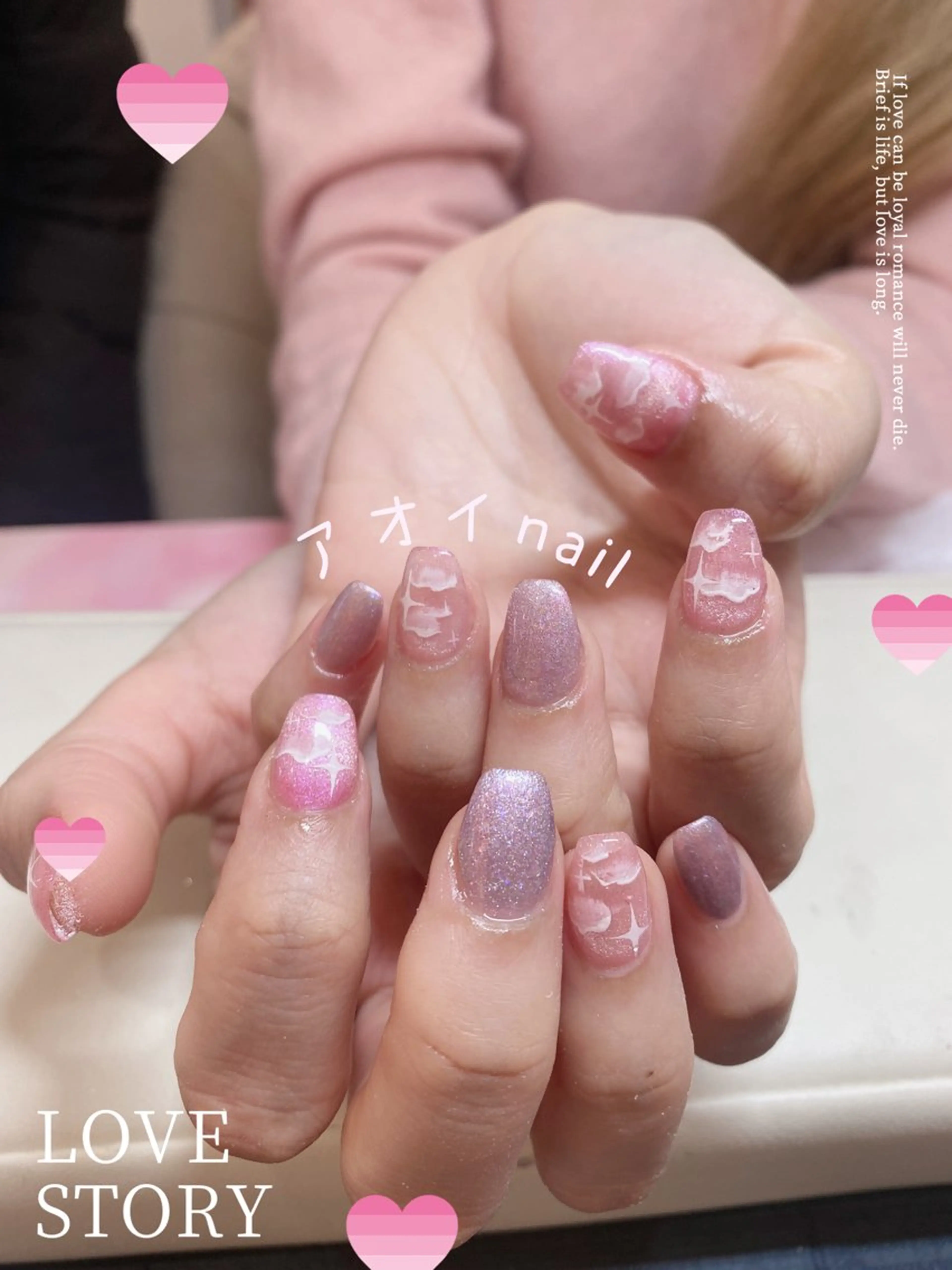 ネイル LEDアイラッシュ ∩_∩アオイのマツエク・マツパデザイン