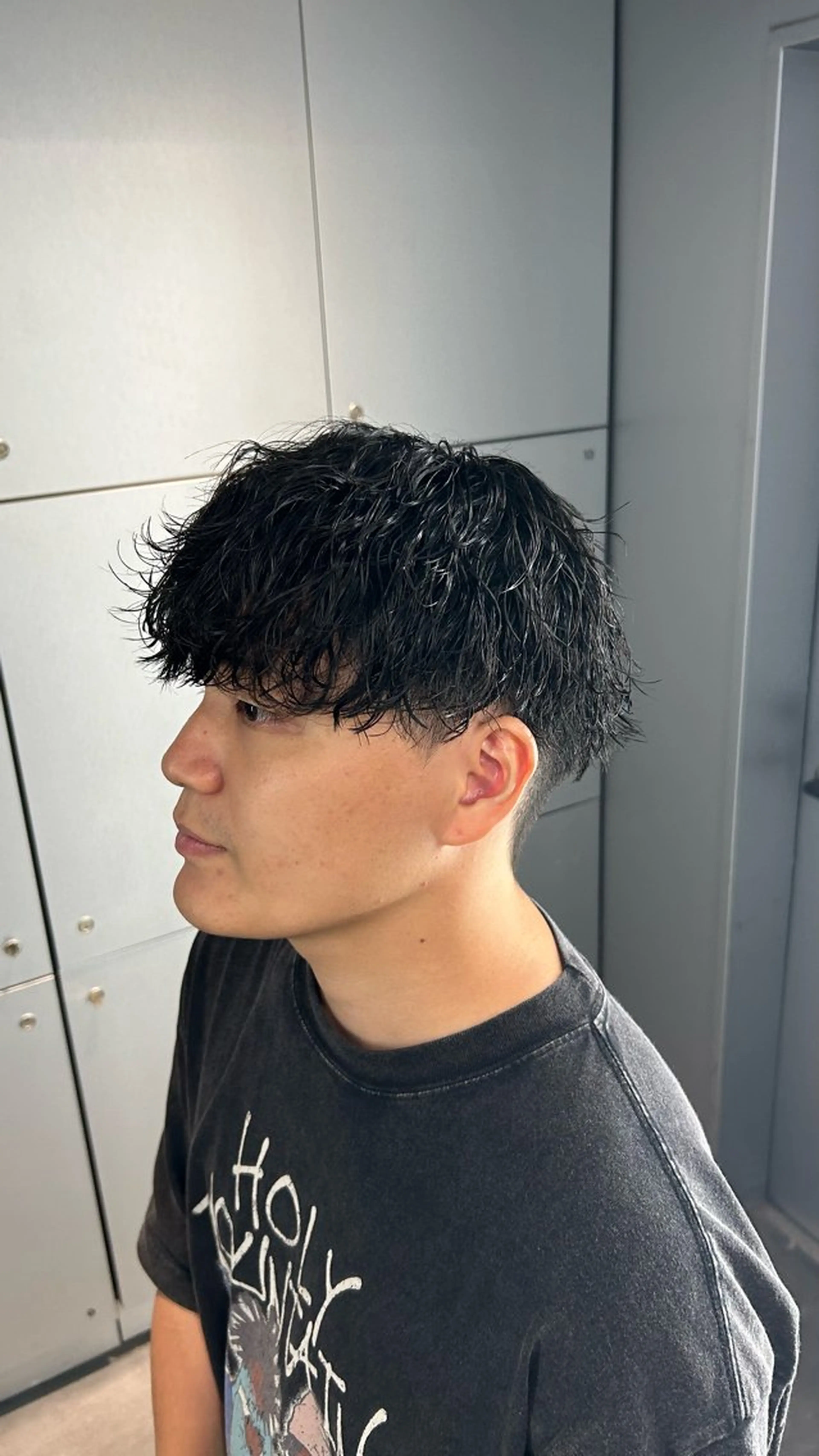 パーマ メンズ 藤平海音/fifth PARKのヘアスタイル