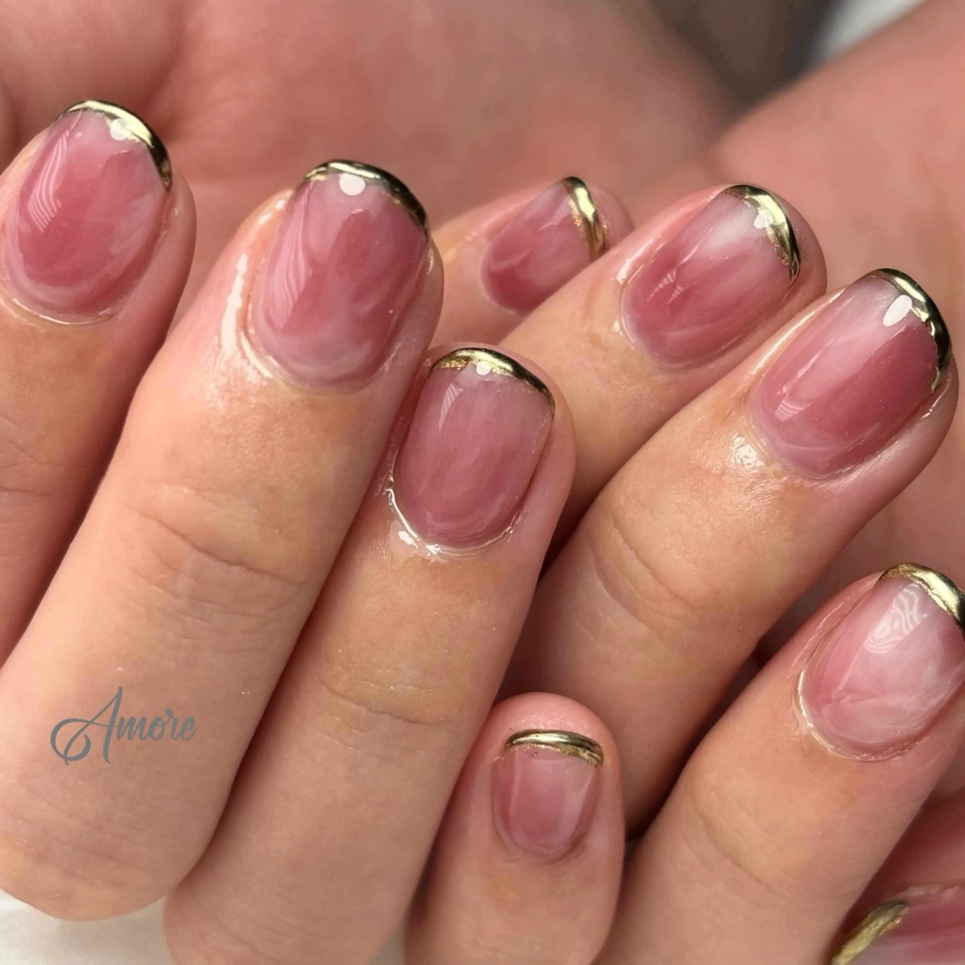 ネイル ジェルネイル キラキラネイル 韓国ネイル マグネットネイル パラジェル You kyehwaのネイルデザイン