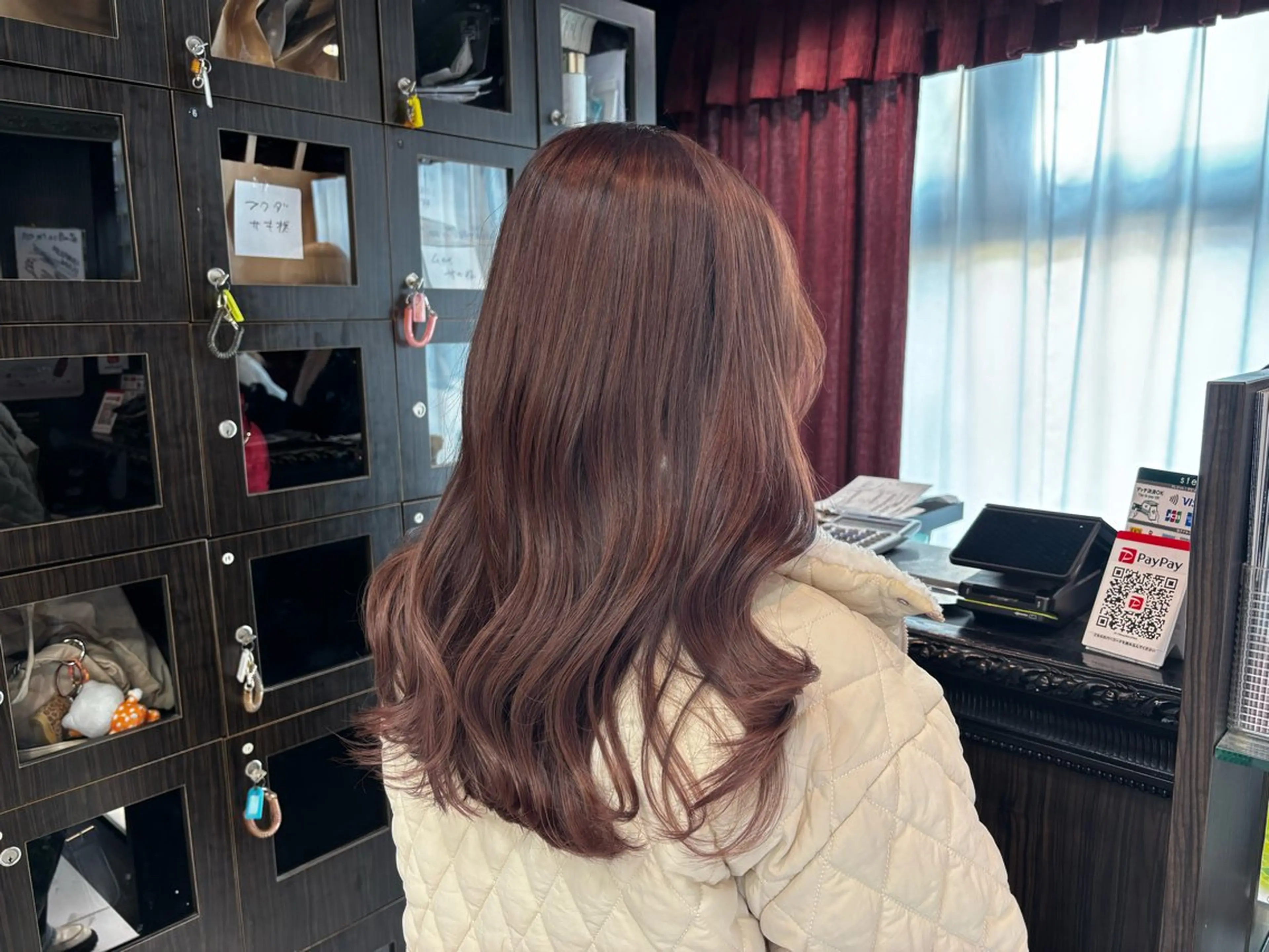 ロング ピンクブラウン 韓国レイヤーカット/ 🩶HARUKA🩶のヘアスタイル