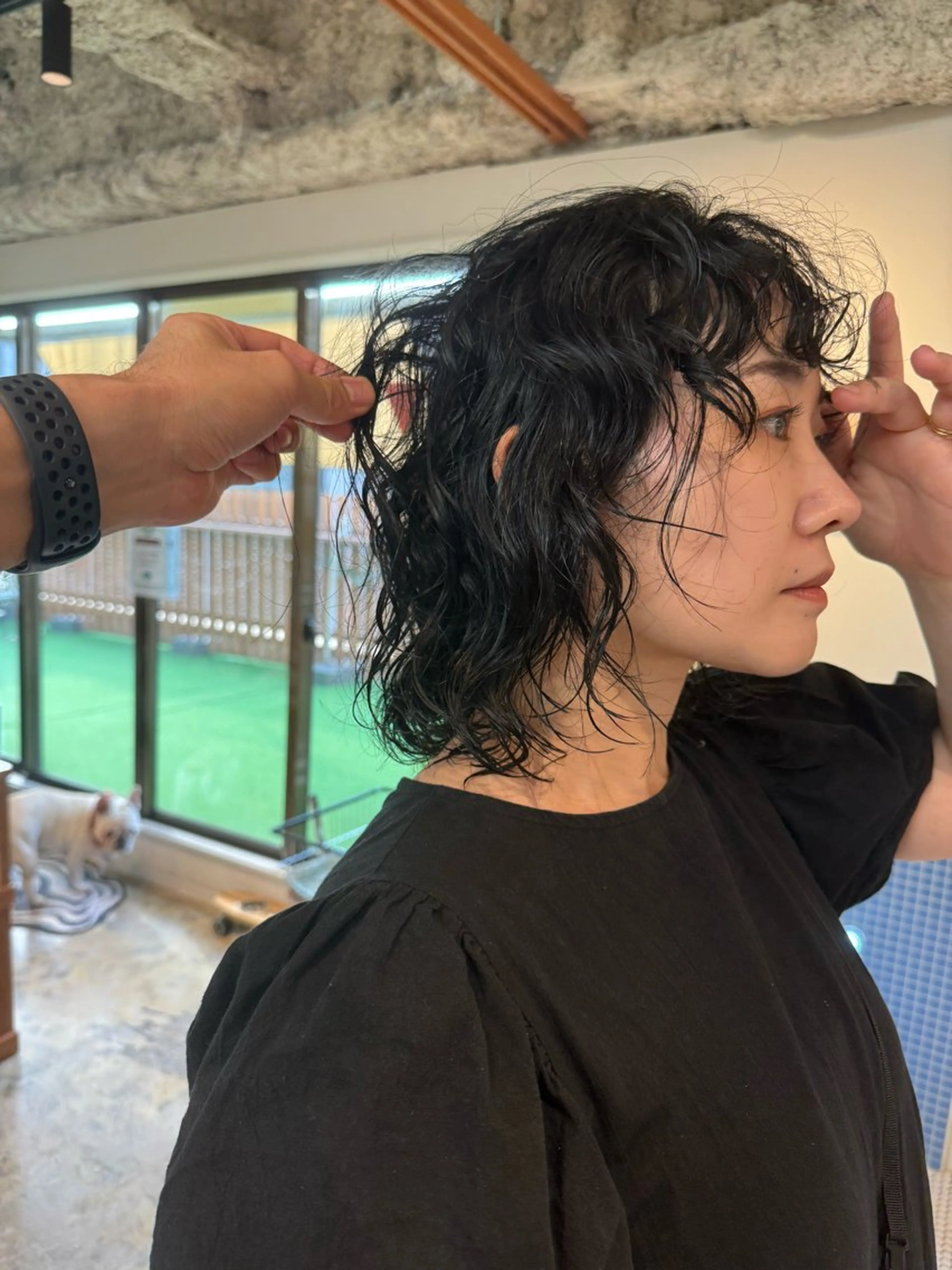 セミロング カット パーマ ヘッドスパ stylist ◎RUKI.のヘアスタイル