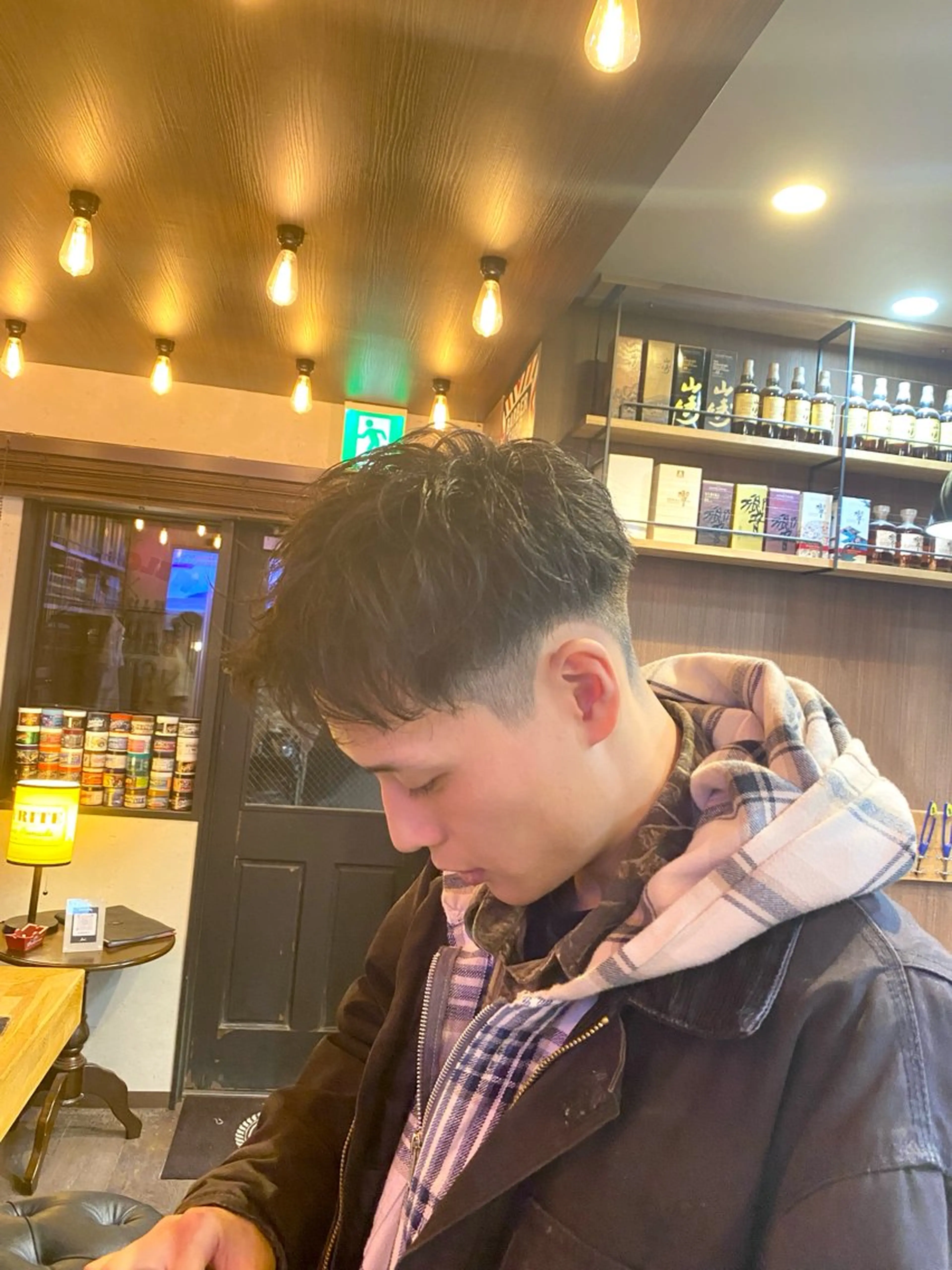 ショート メンズ なかで りゅうのすけのヘアスタイル