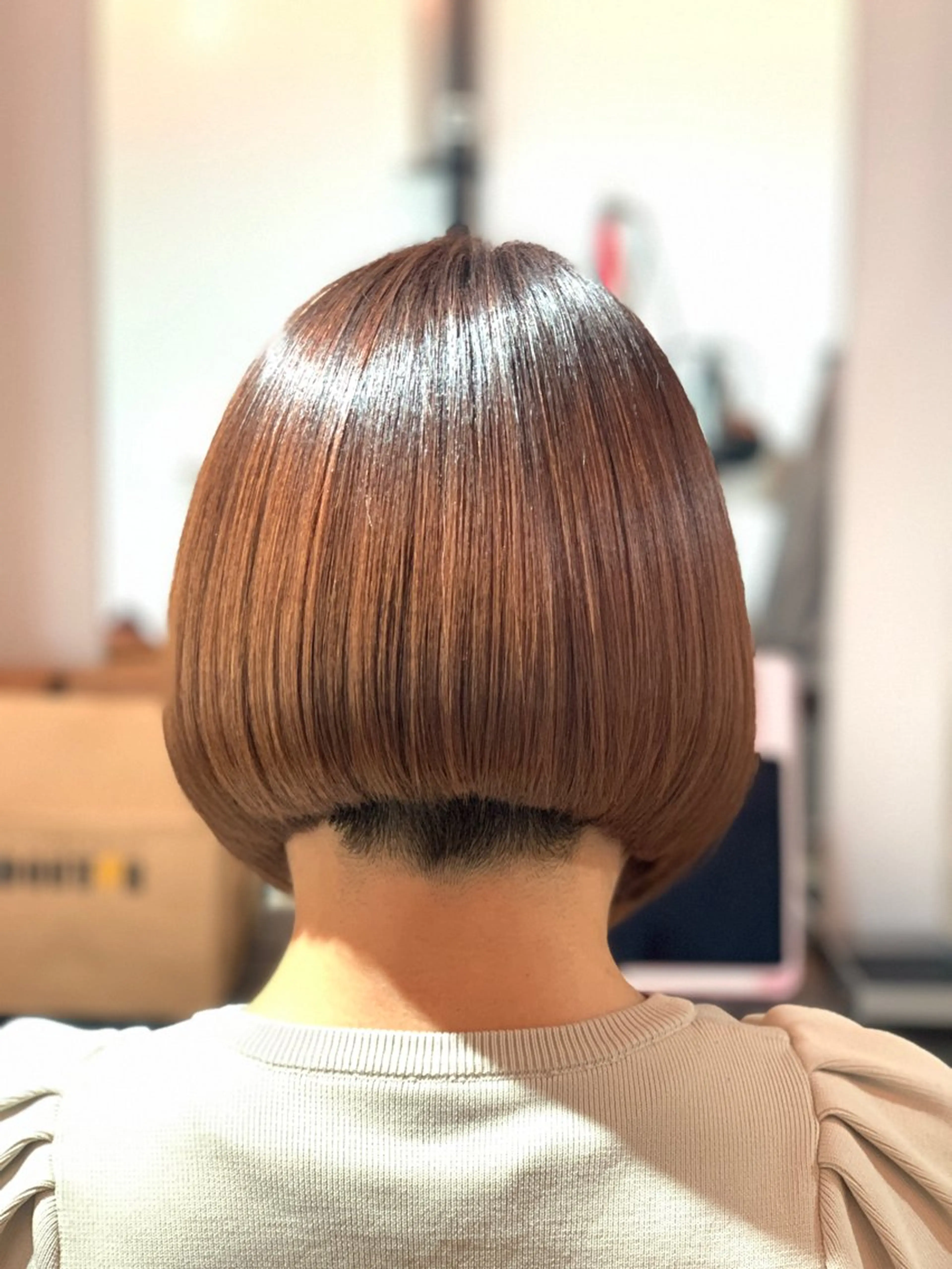 髪質改善カラー、トリートメントの写真