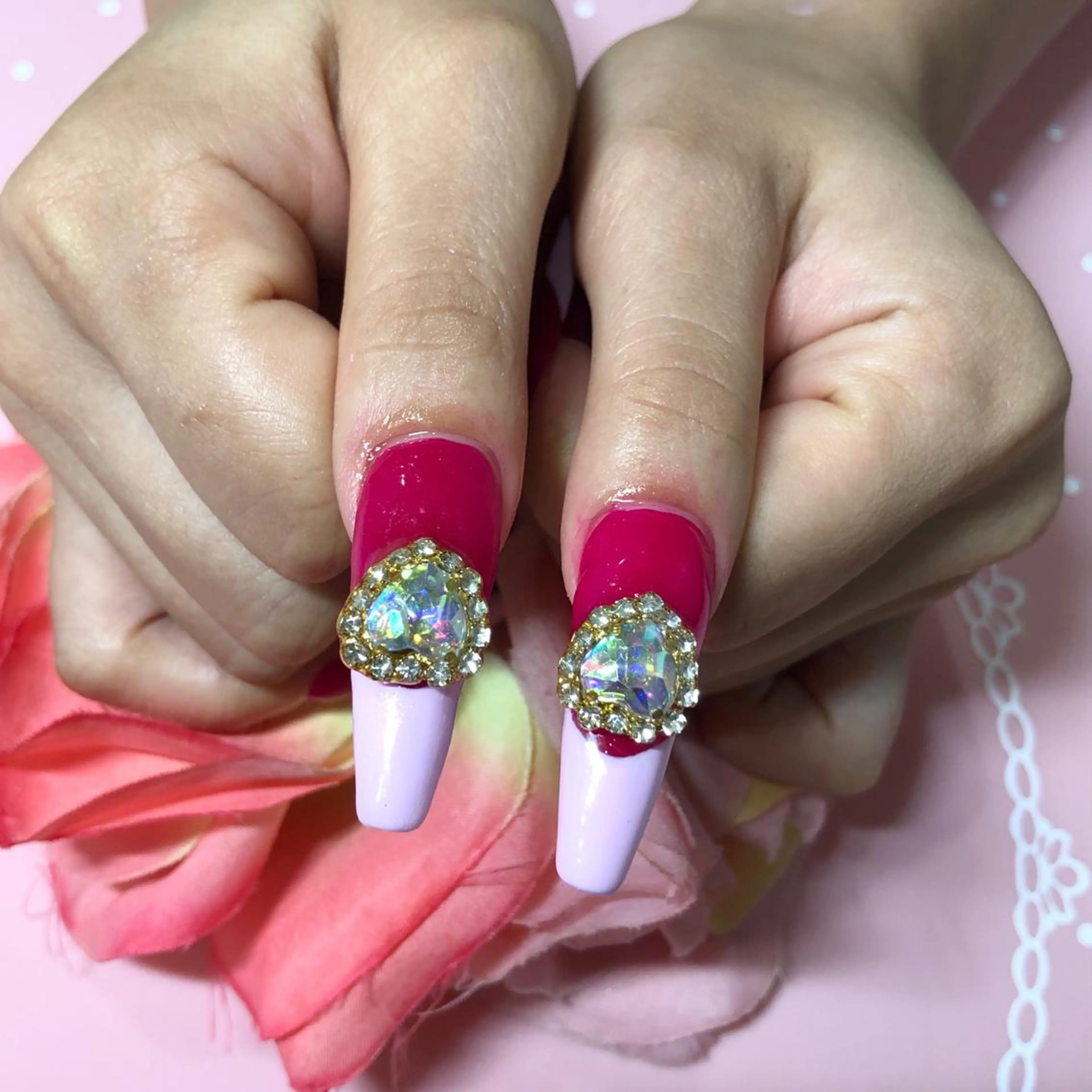 ロング ネイル 《LB》ラブリエ Nail&eyeのマツエク・マツパデザイン