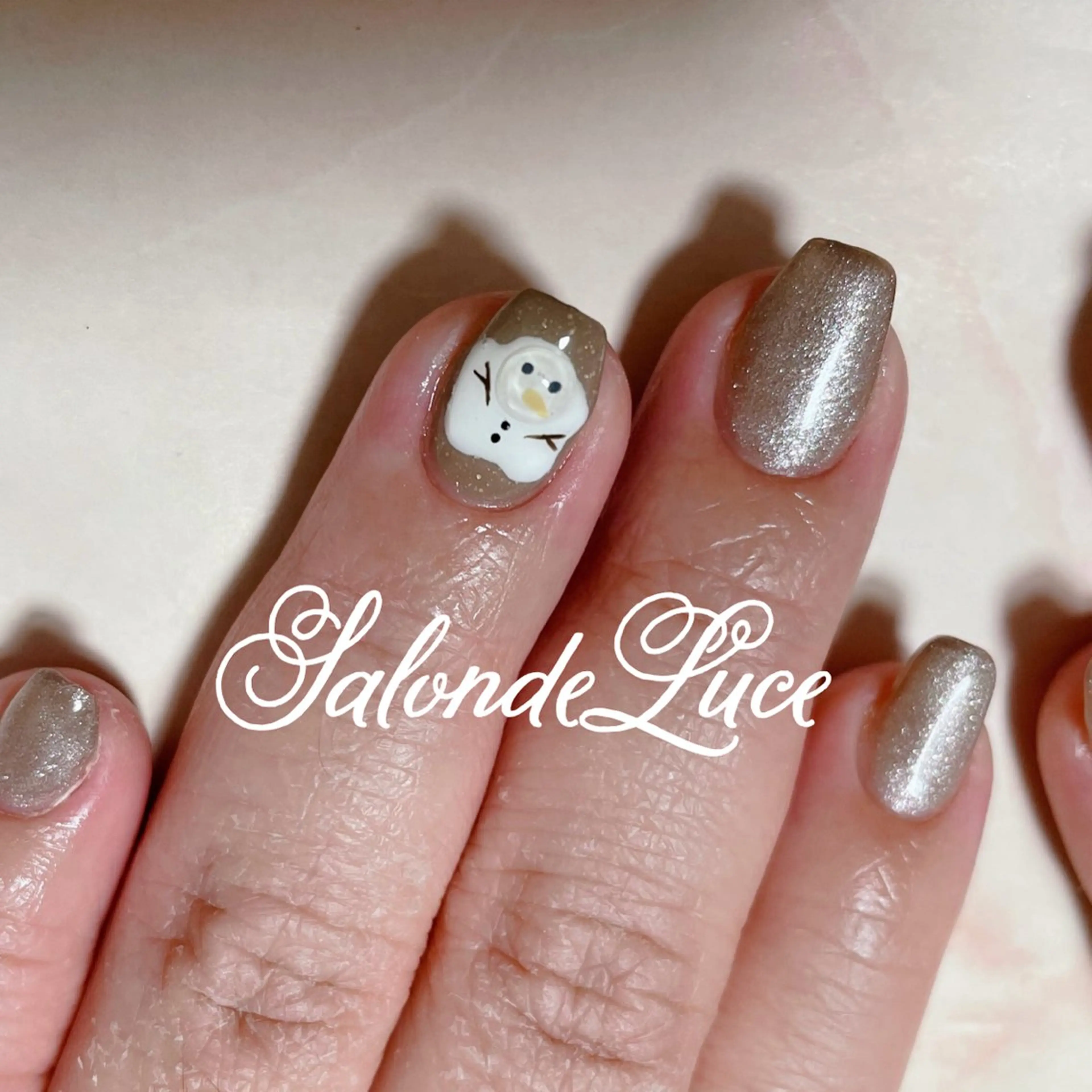 ネイル 冬ネイル クリスマス Salon de Luceのネイルデザイン