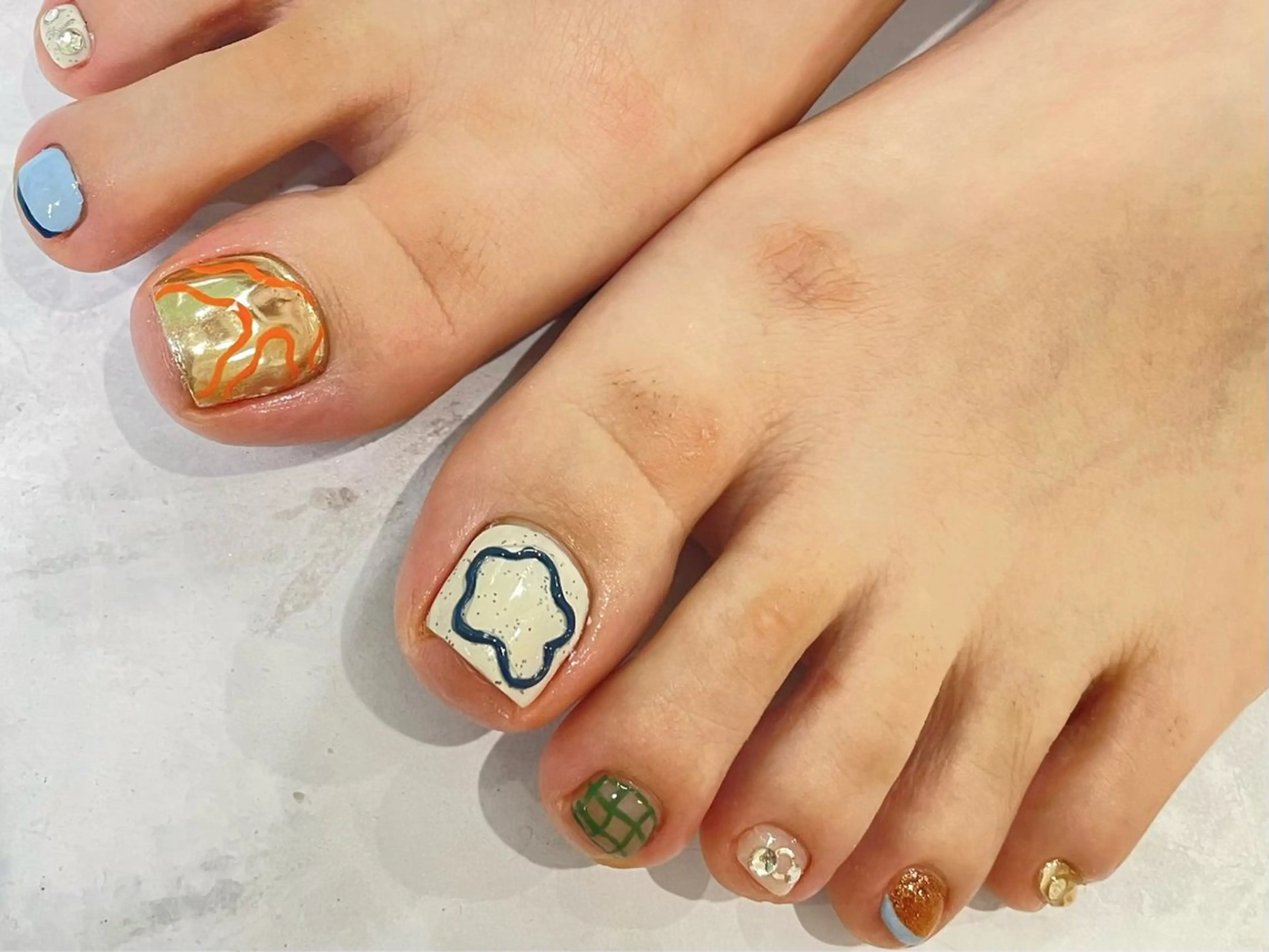 ネイル フットネイル アトリエAIHA★ フィルイン推奨サロンのネイルデザイン