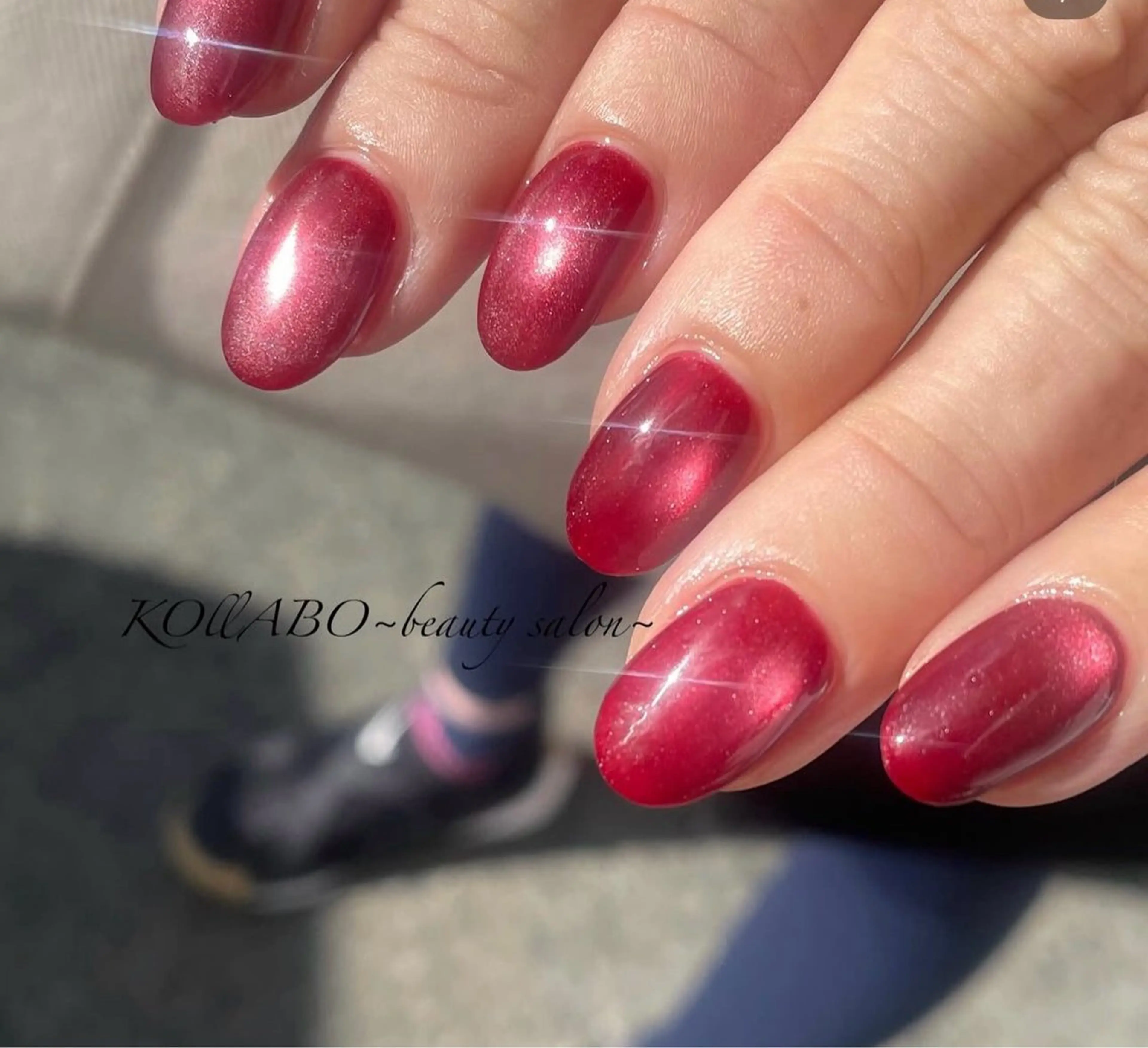 ネイル マグネットネイル ハンドネイル KOLLABO nailのネイルデザイン