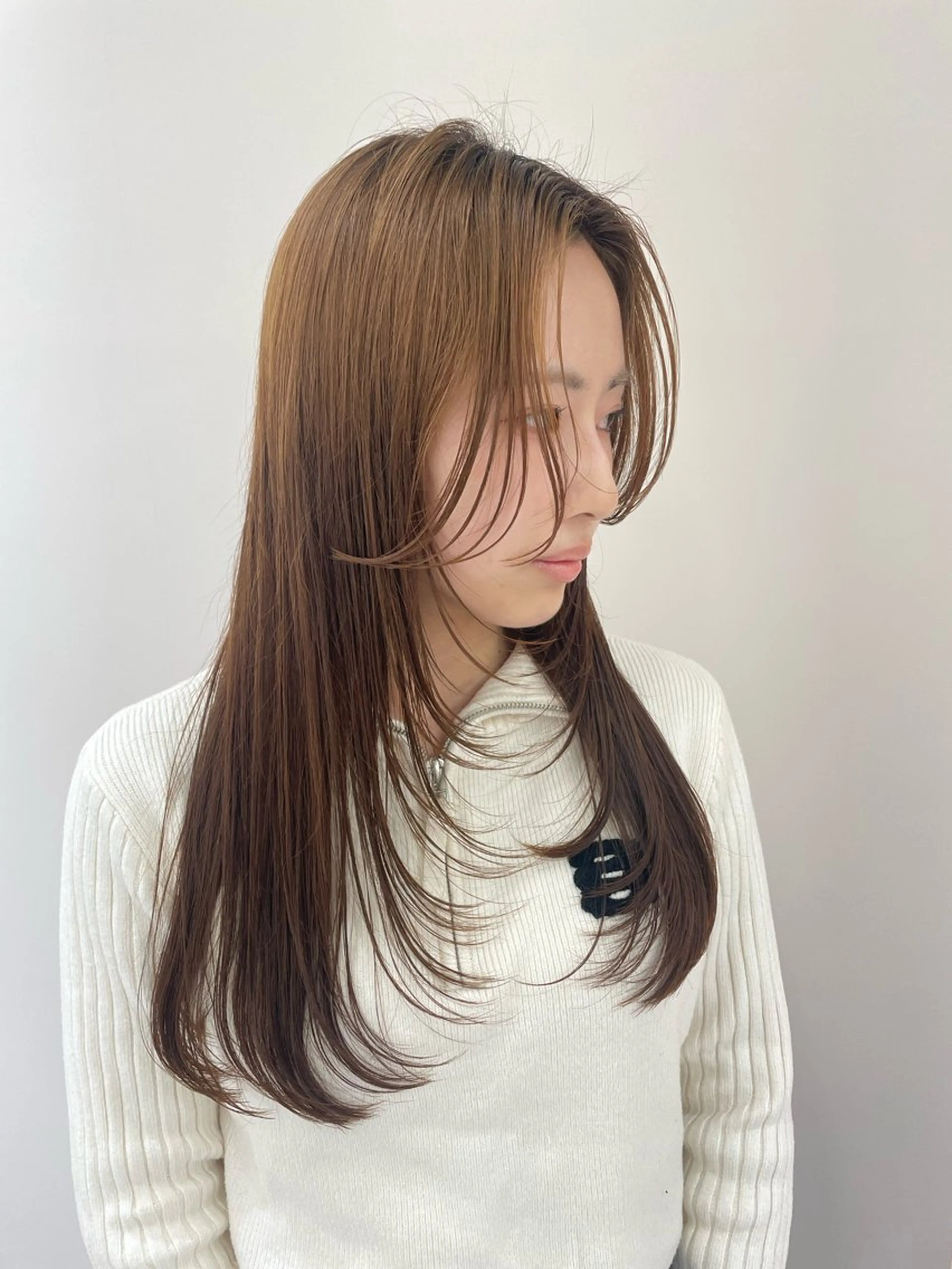 ロング レイヤーカット スズキ シオリのヘアスタイル
