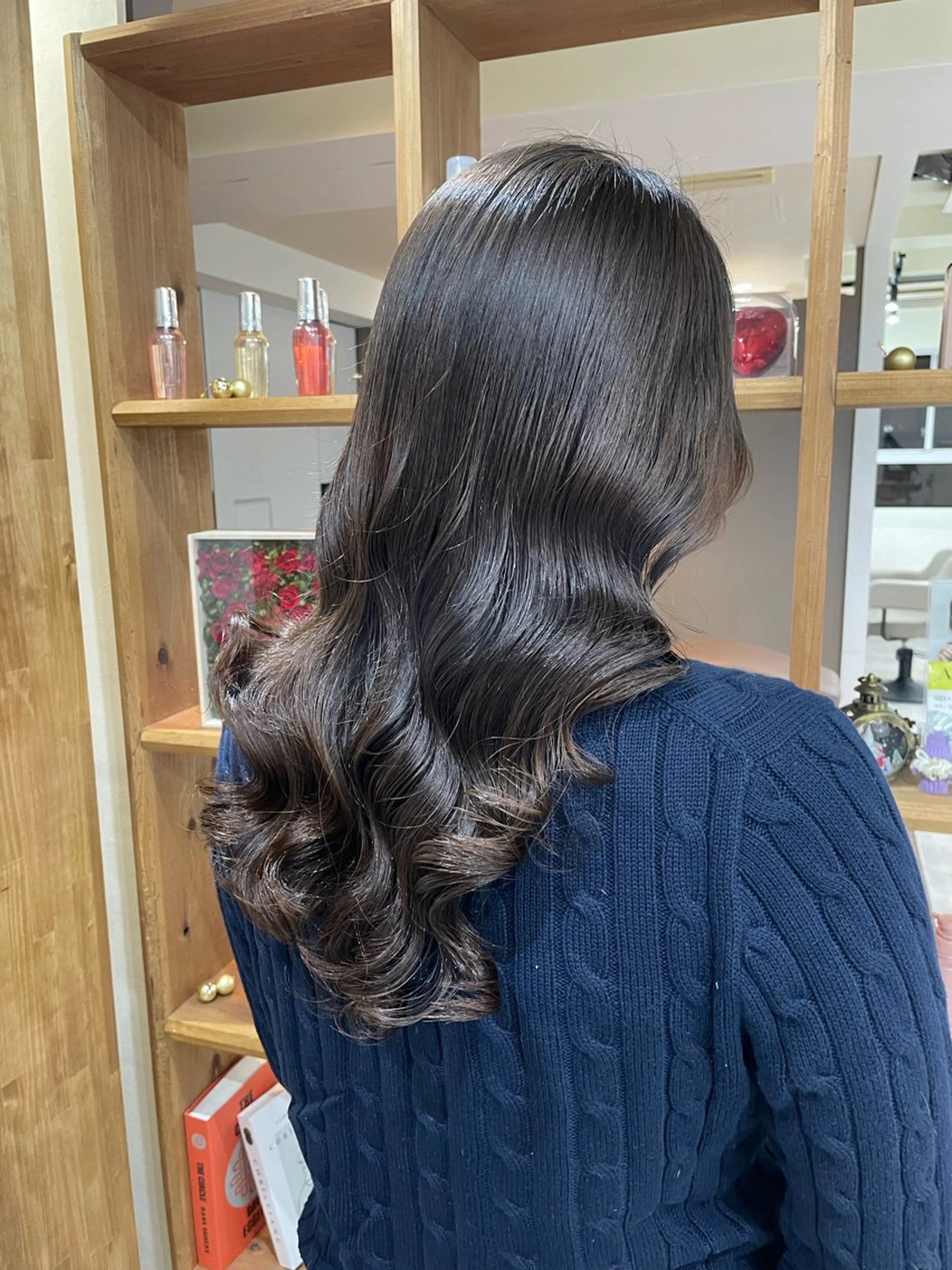 ロング パーマ 韓国風パーマ/ヘア セット/店長みづきのヘアスタイル