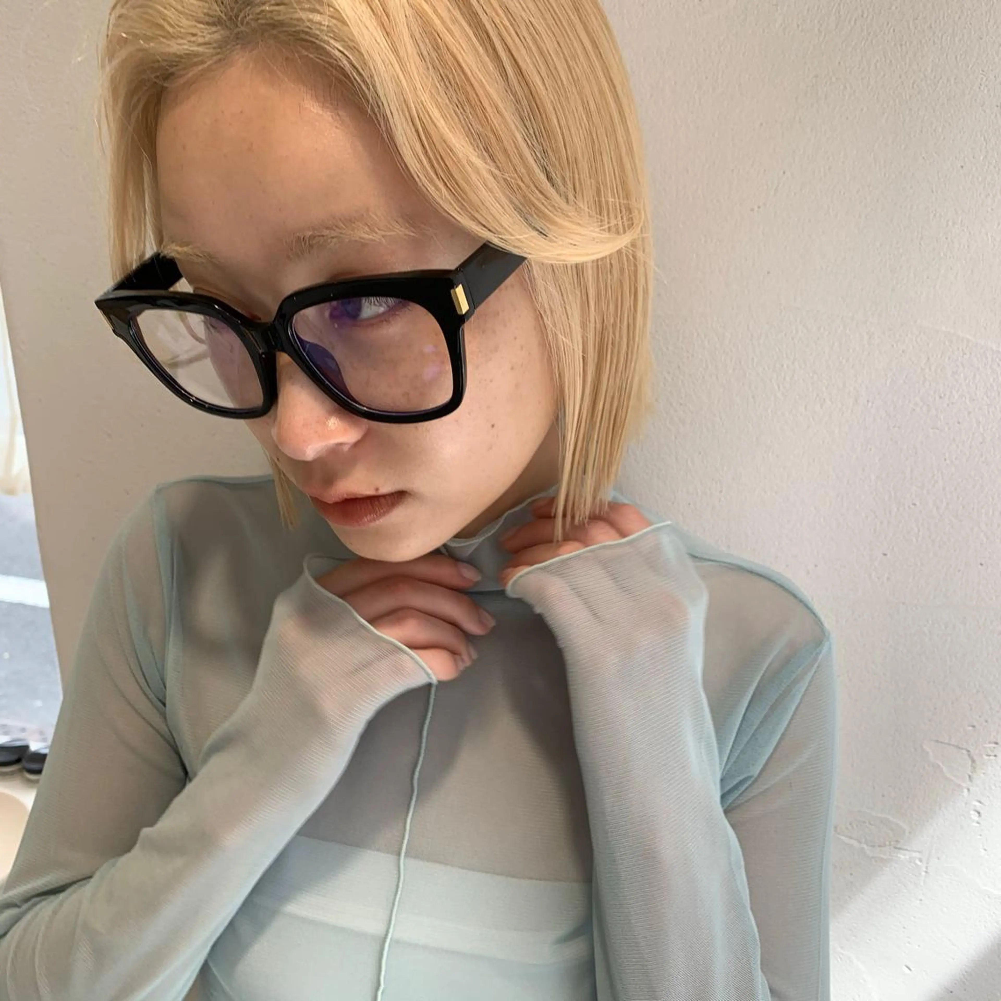 ミディアム カラー カット ヘアカラー トリートメント 顔周り/レイヤー 🤍マリノのヘアスタイル