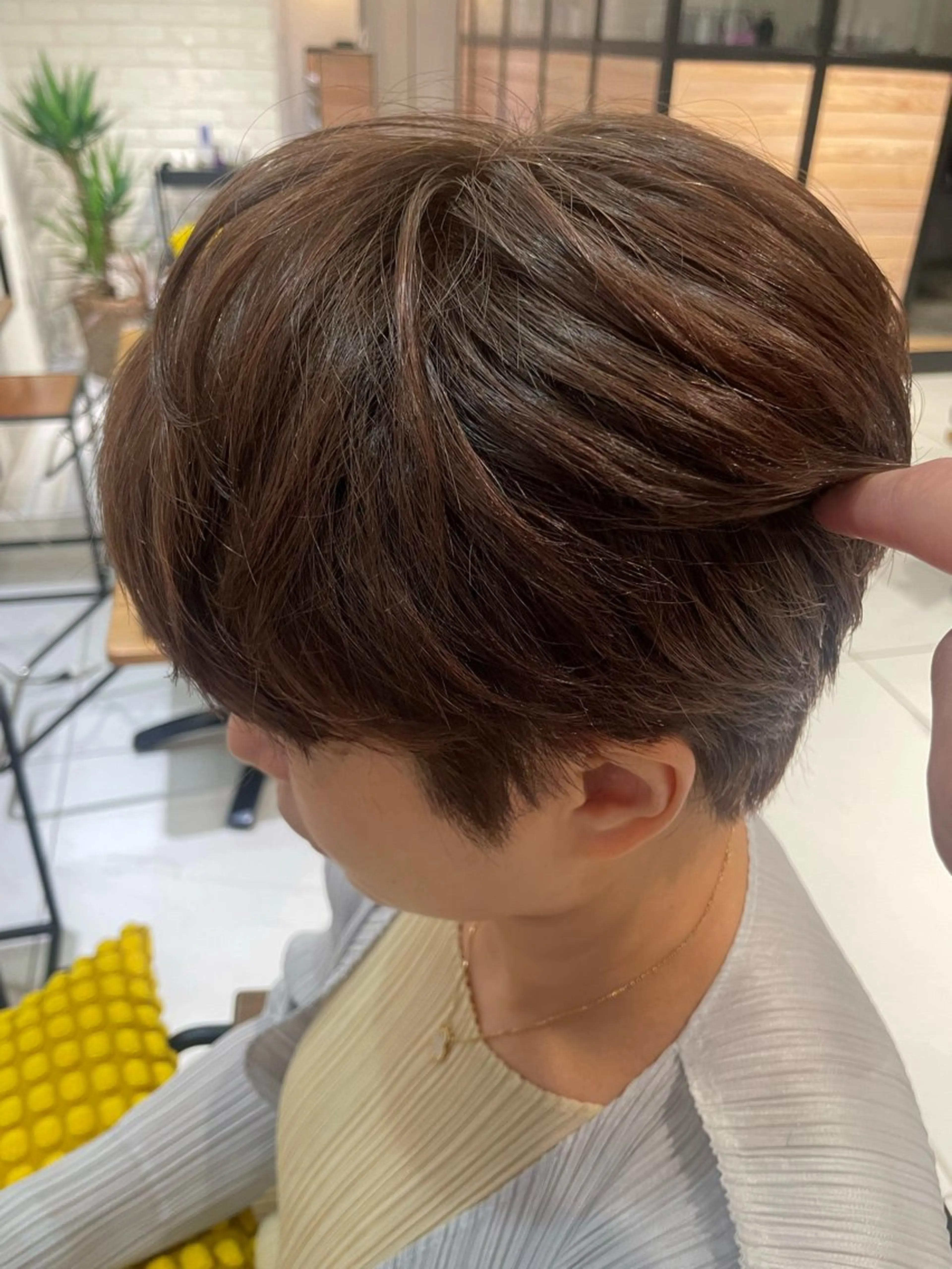 ショート カット ヘアカラー トリートメント 弱酸性ストレート 髪質改善/小野寺のヘアスタイル