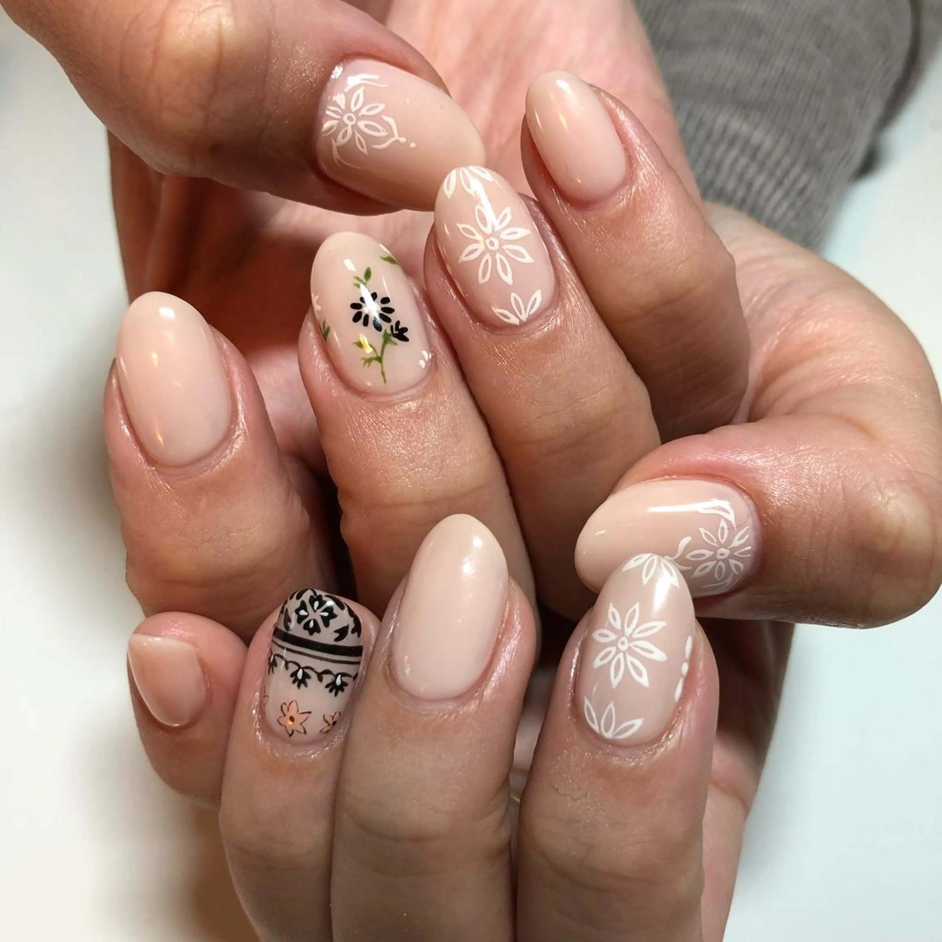 ネイル フラワーネイル g-up nail所属・米田 律子のネイルデザイン
