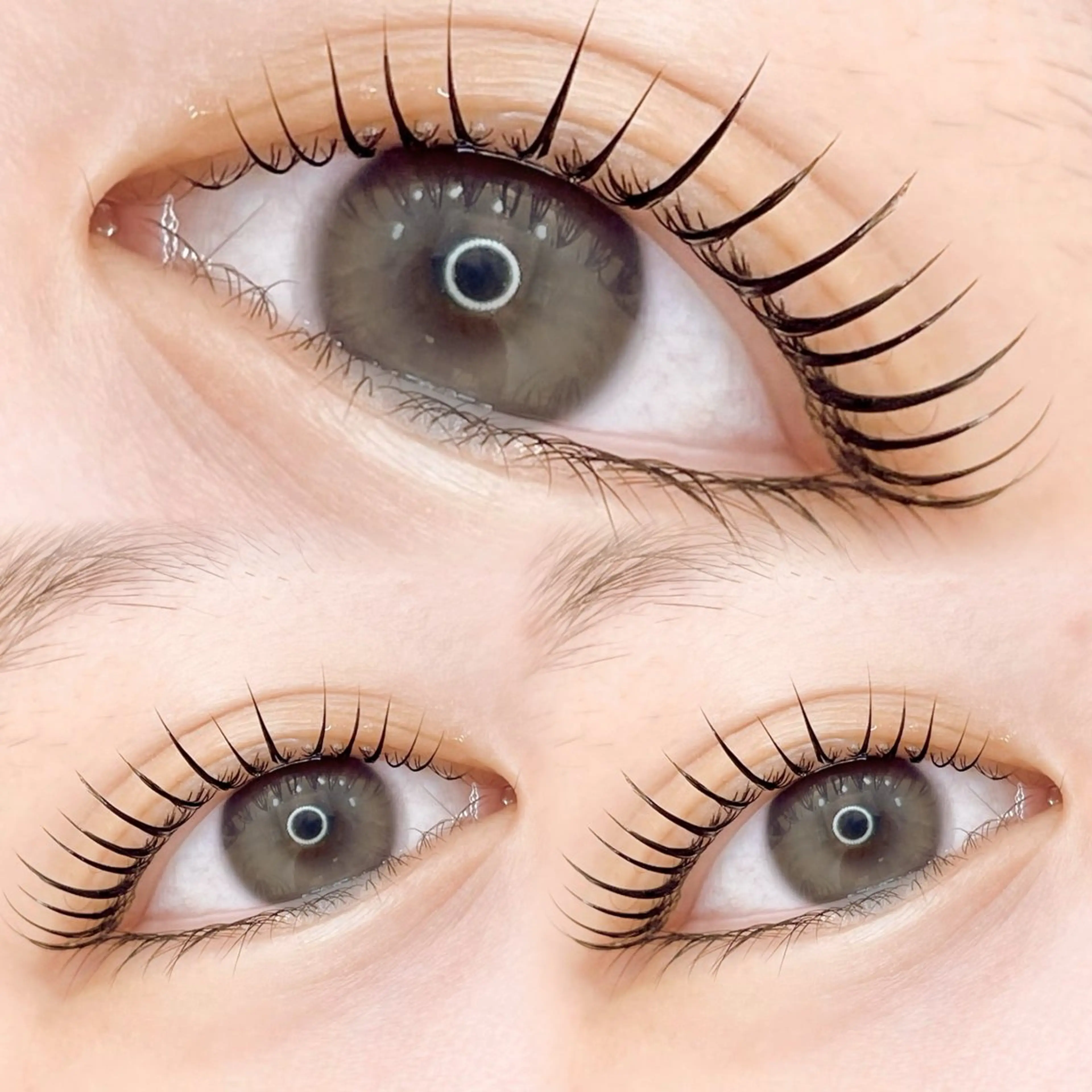 マツエク・マツパ 束感まつ毛 韓国風マツエク ナチュラル パリジェンヌラッシュリフト まつげパーマ 原宿まつげパーマ/  眉｜マツエク｜YUのマツエク・マツパデザイン