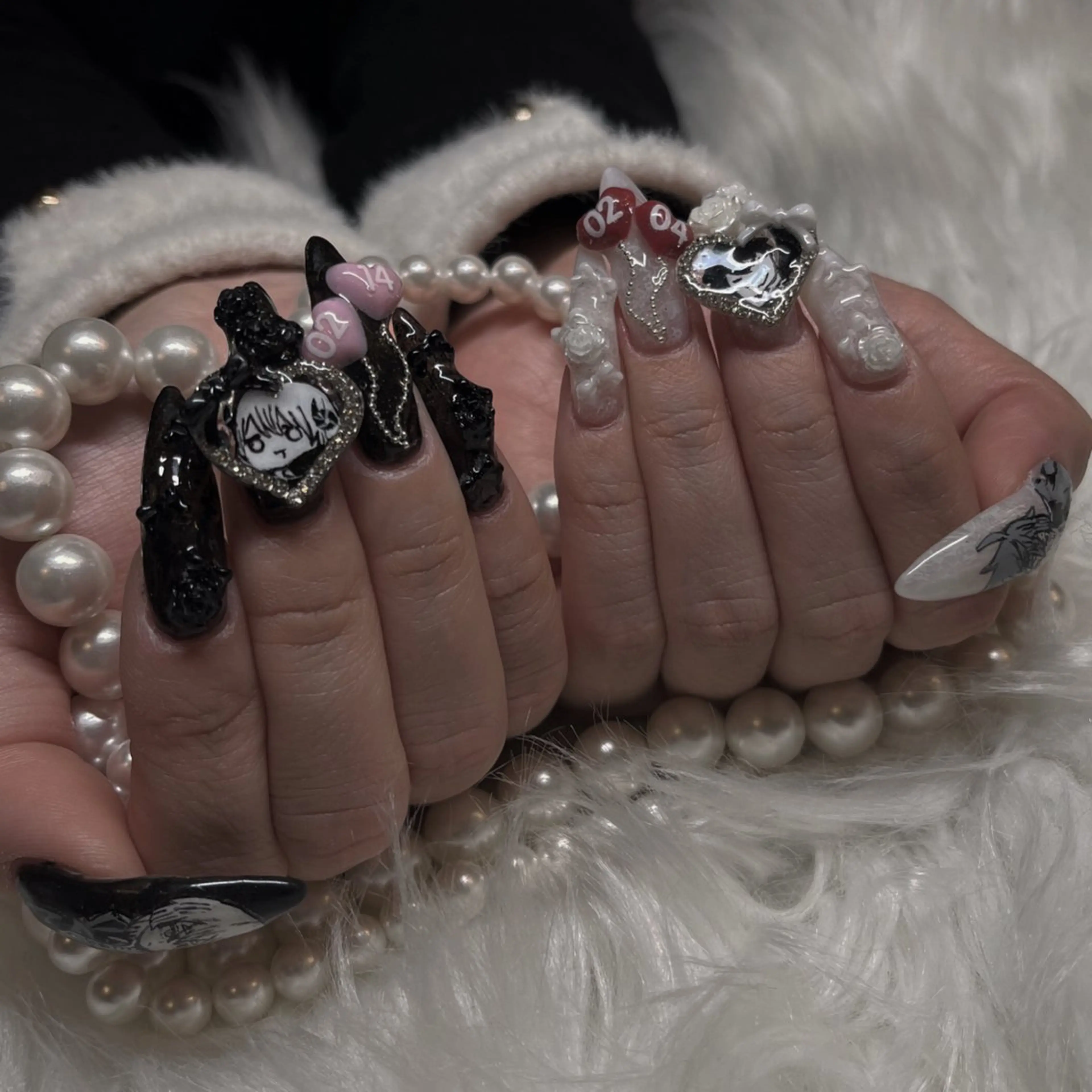 ネイル ネイルラボ Eclat ふたばのネイルデザイン