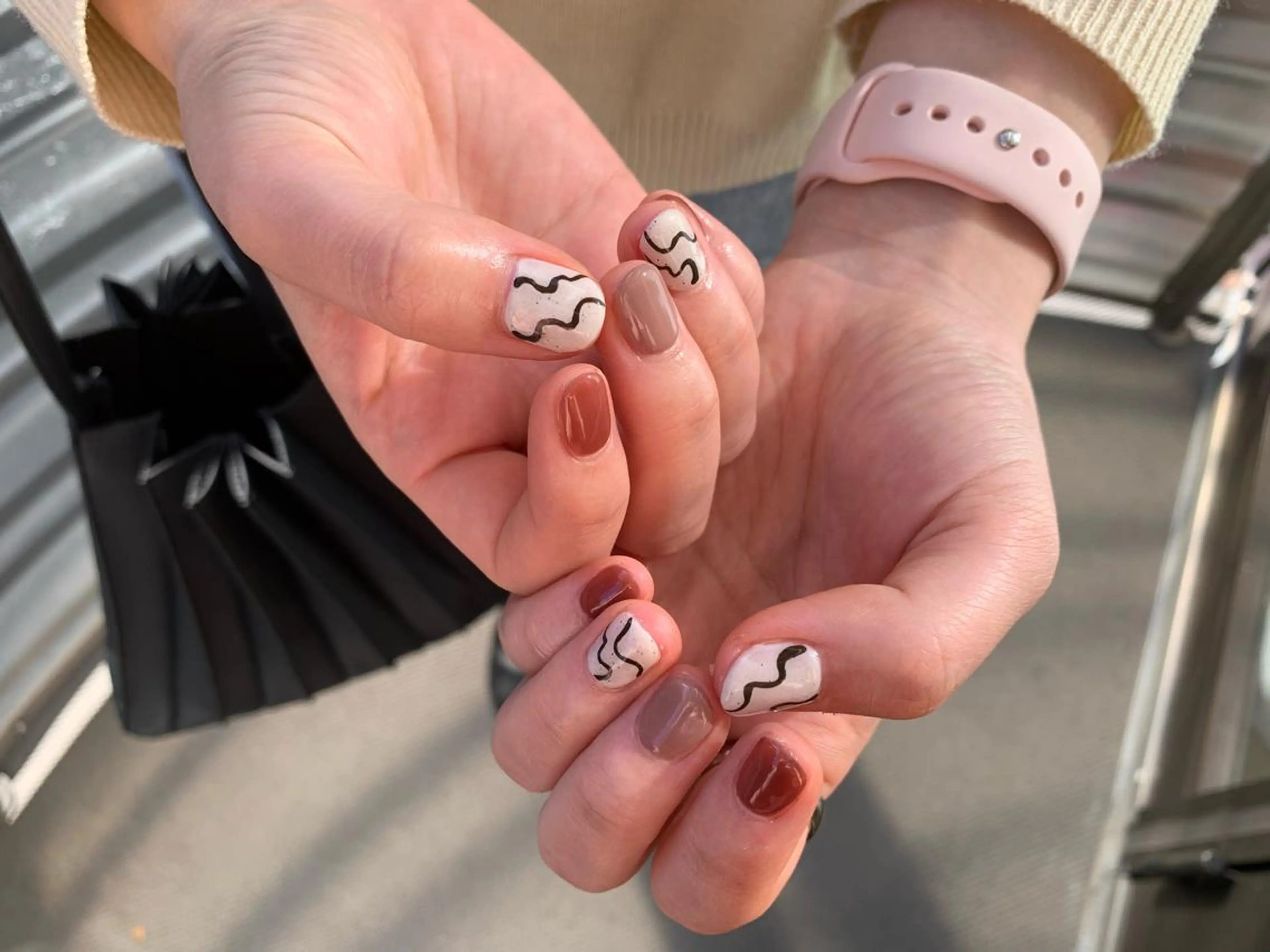 ネイル 持ち込み マキノ ユイのネイルデザイン