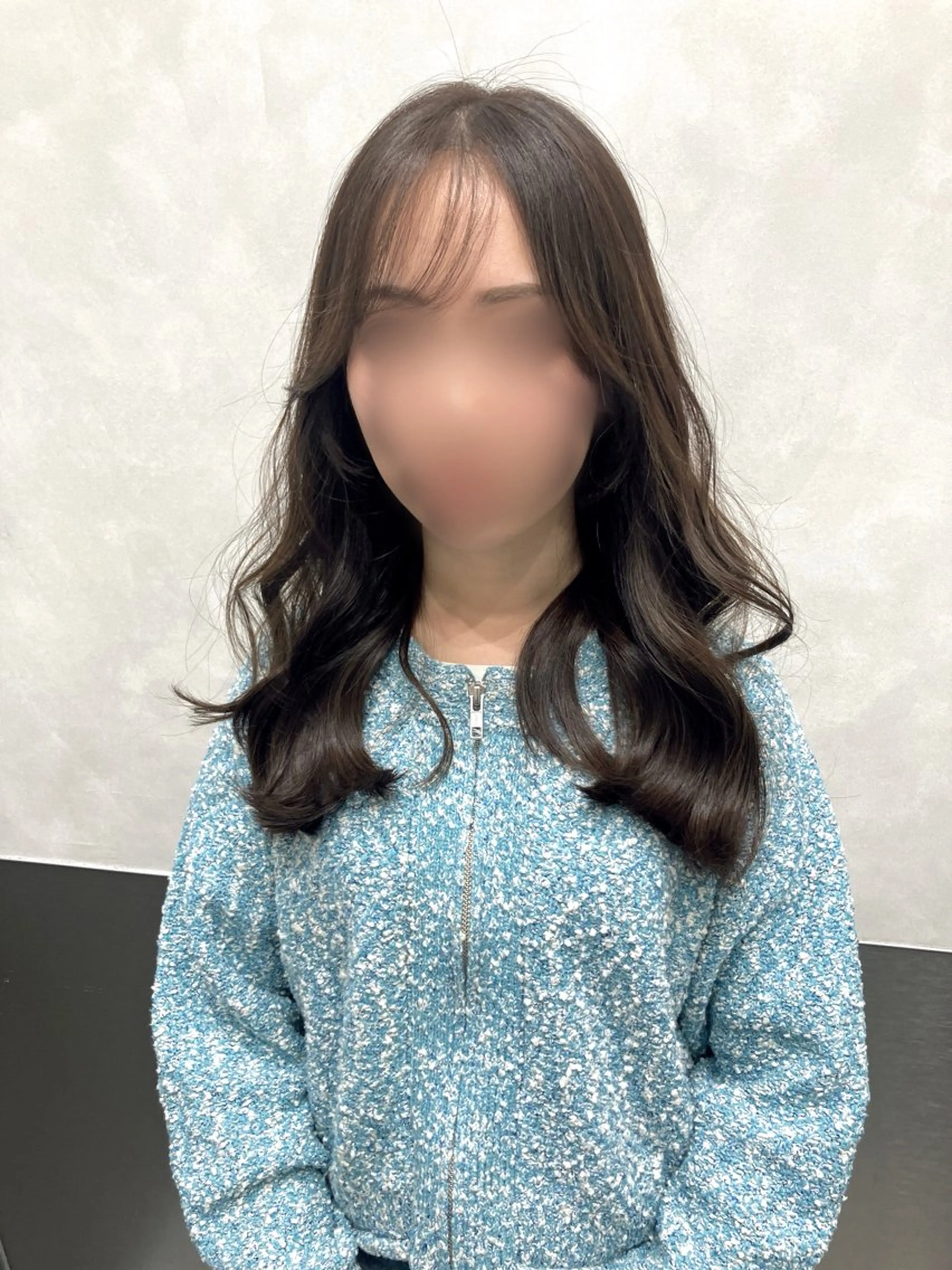 ロング カラー カット ヘアカラー トリートメント 💖ブリーチなし透明 感💖ASAHIのヘアスタイル