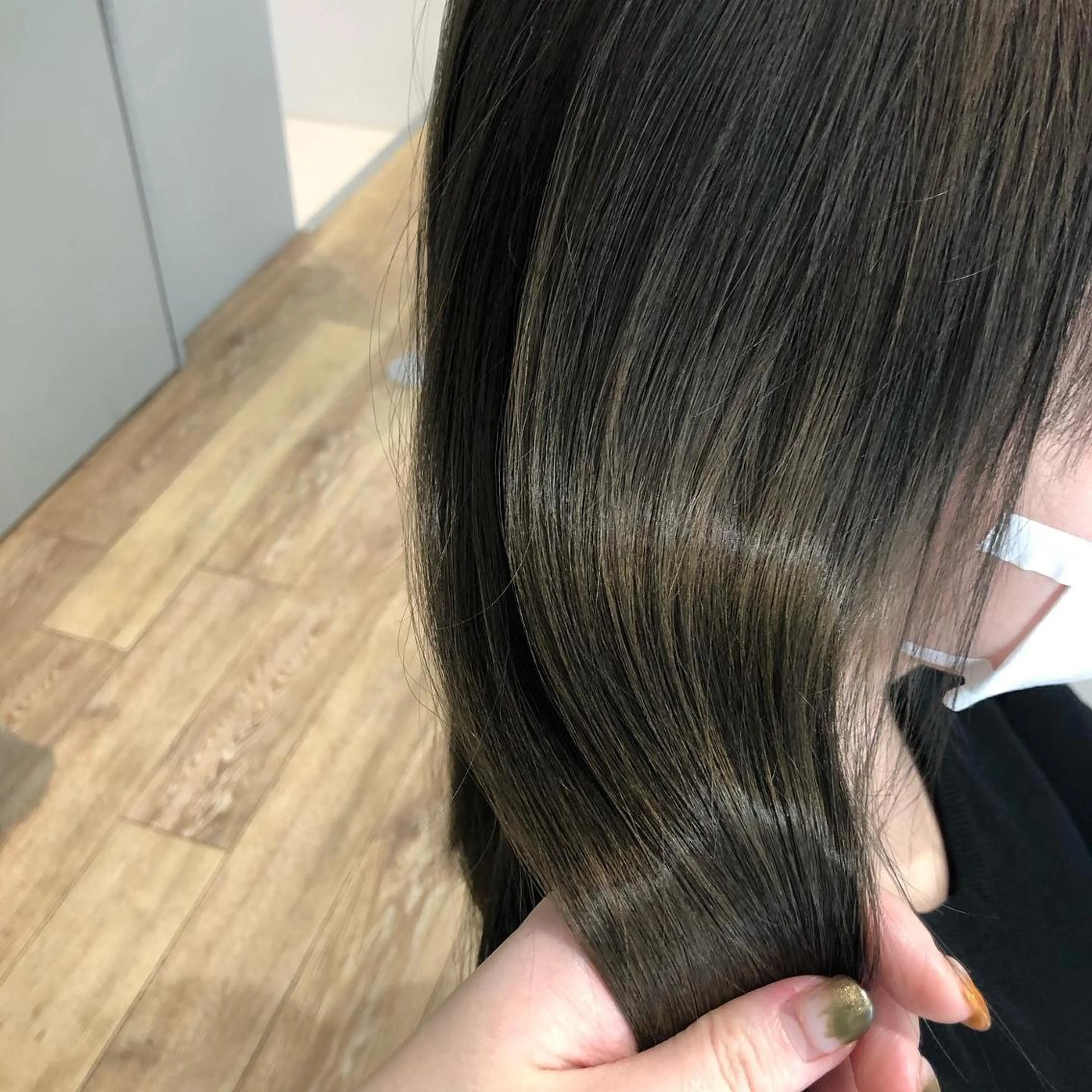 セミロング カラー ヘアアレンジ 髪質改善 トリートメント ✨🌿大人可愛い愛さ れhair🌿✨松本のヘアスタイル