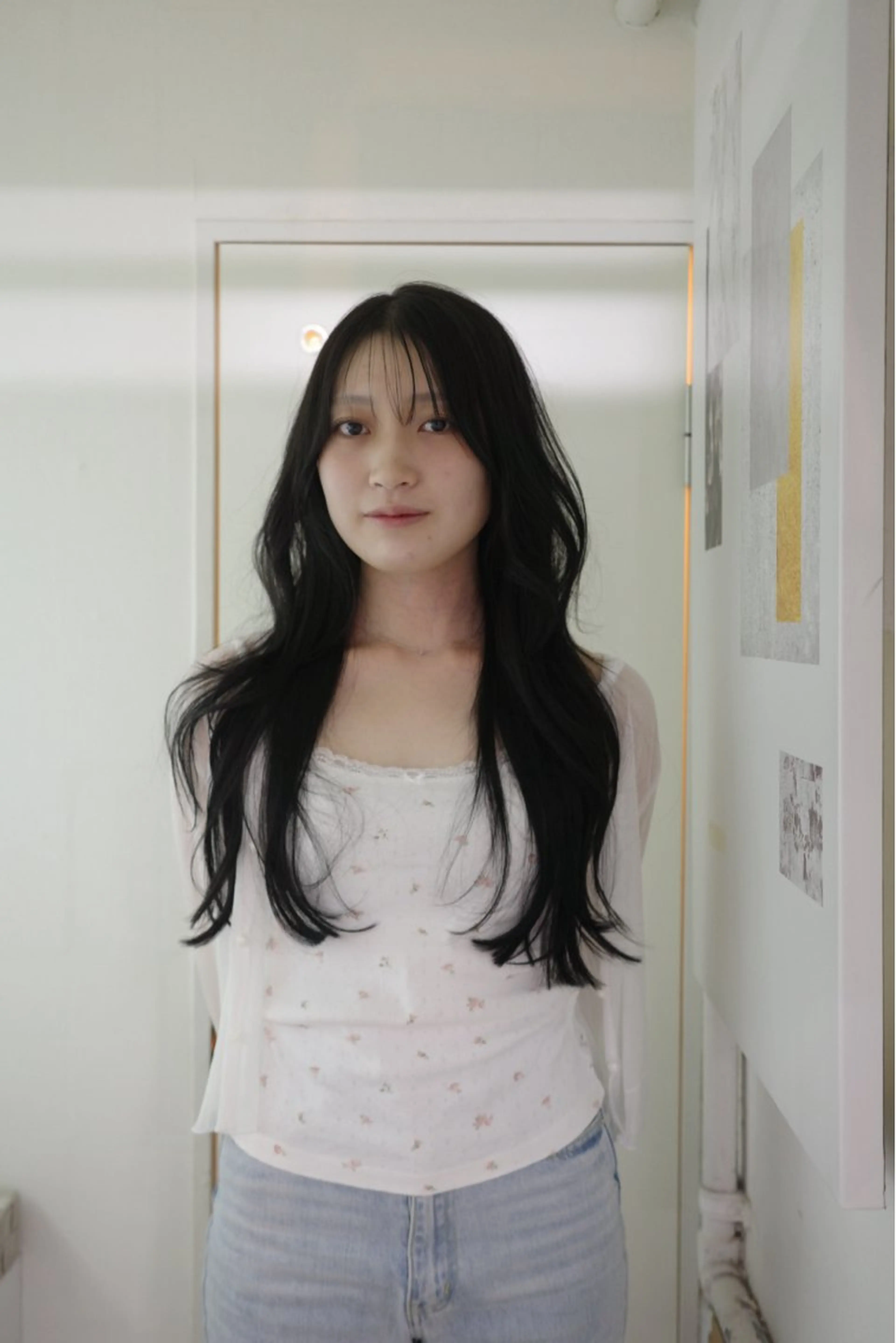 ロング カラー ヘアアレンジ カット ヘアカラー トリートメント opus 店長大和 レイヤー/赤み消しのヘアスタイル