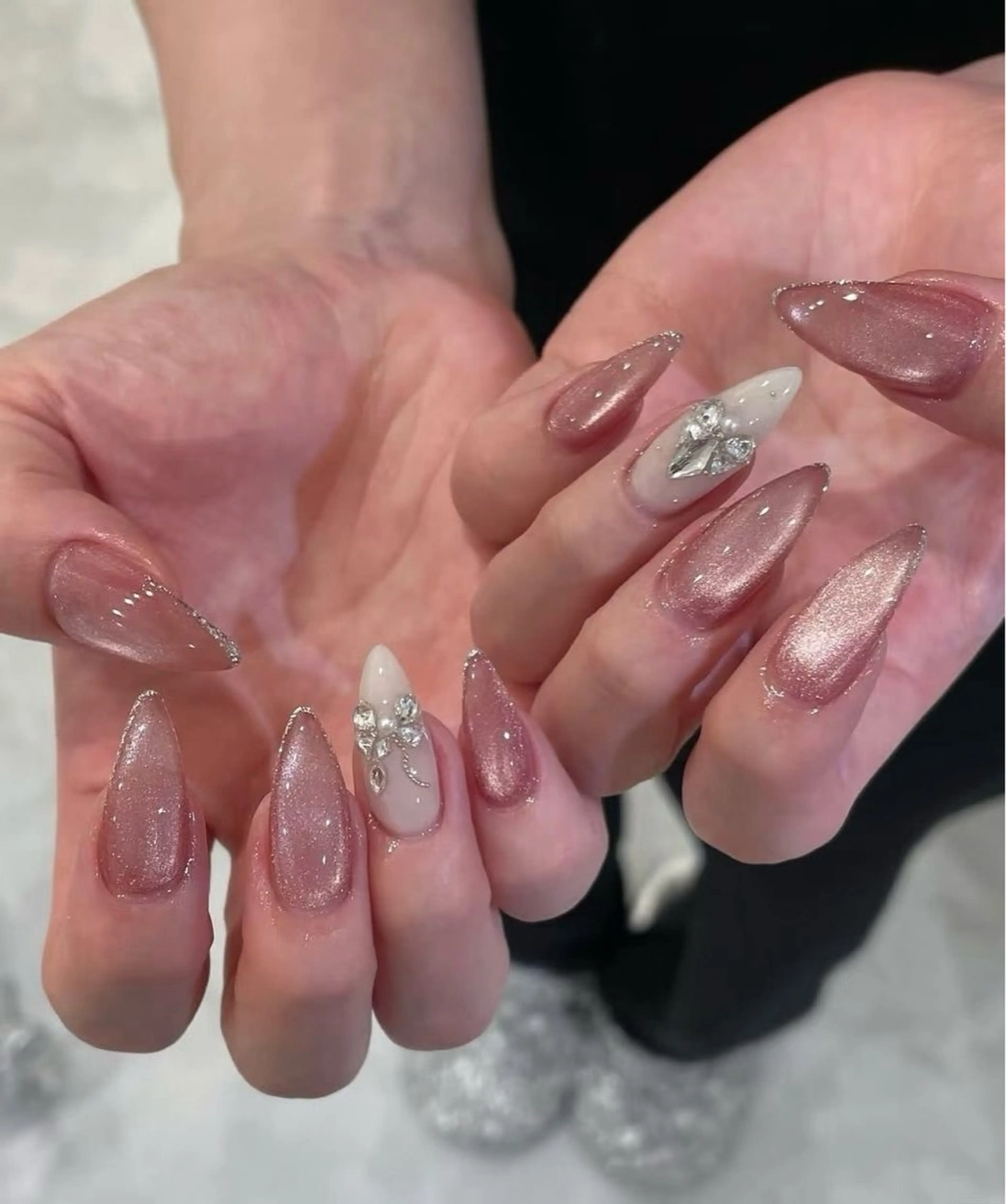 カラー グラデーションカラー ハンドネイル AIN Nailのネイルデザイン