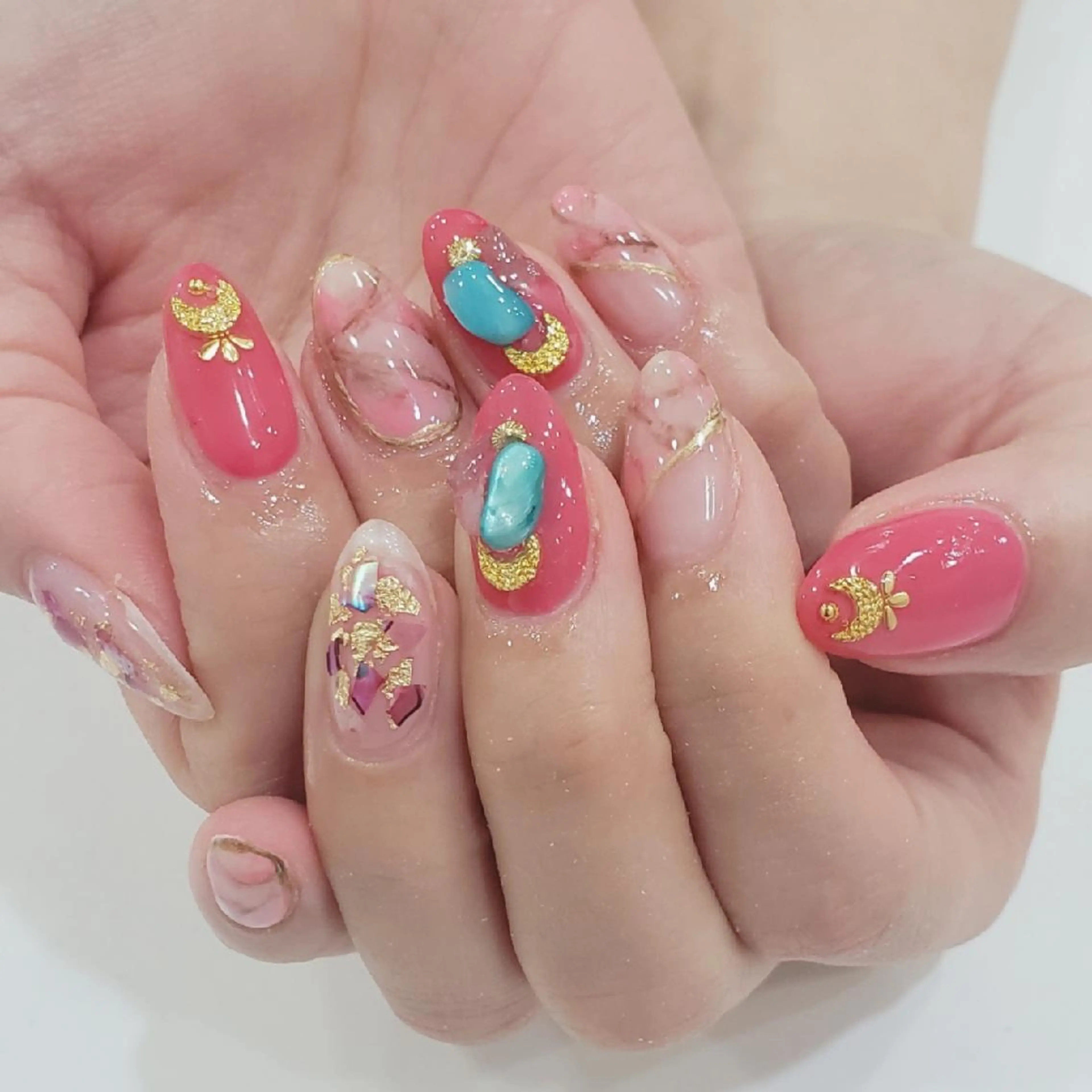 ネイル 持ち込み Nail leef《リーフ》所属・kahosan 𓆉のネイルデザイン