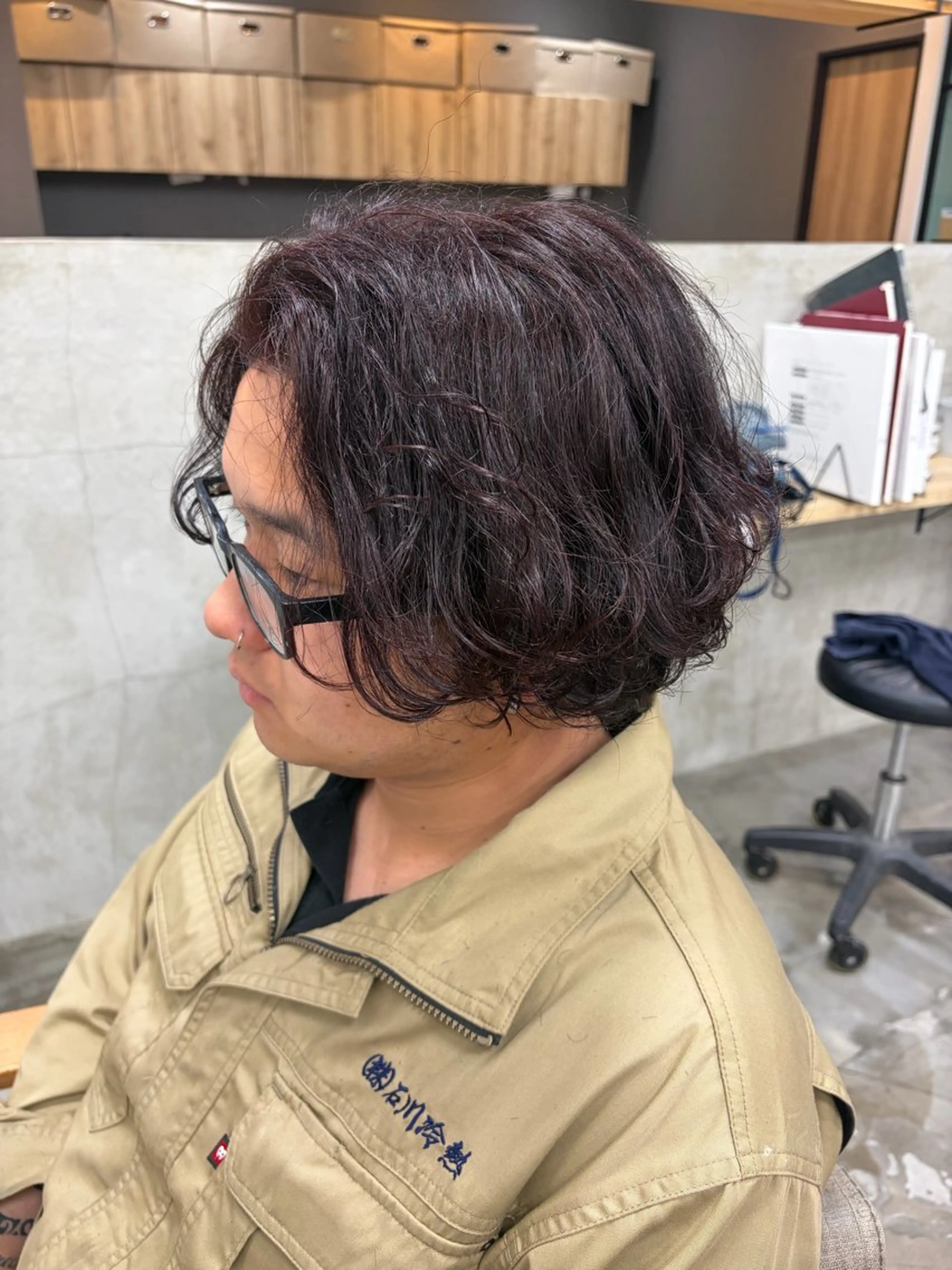 メンズ ヘアカラー ゆうわのヘアスタイル