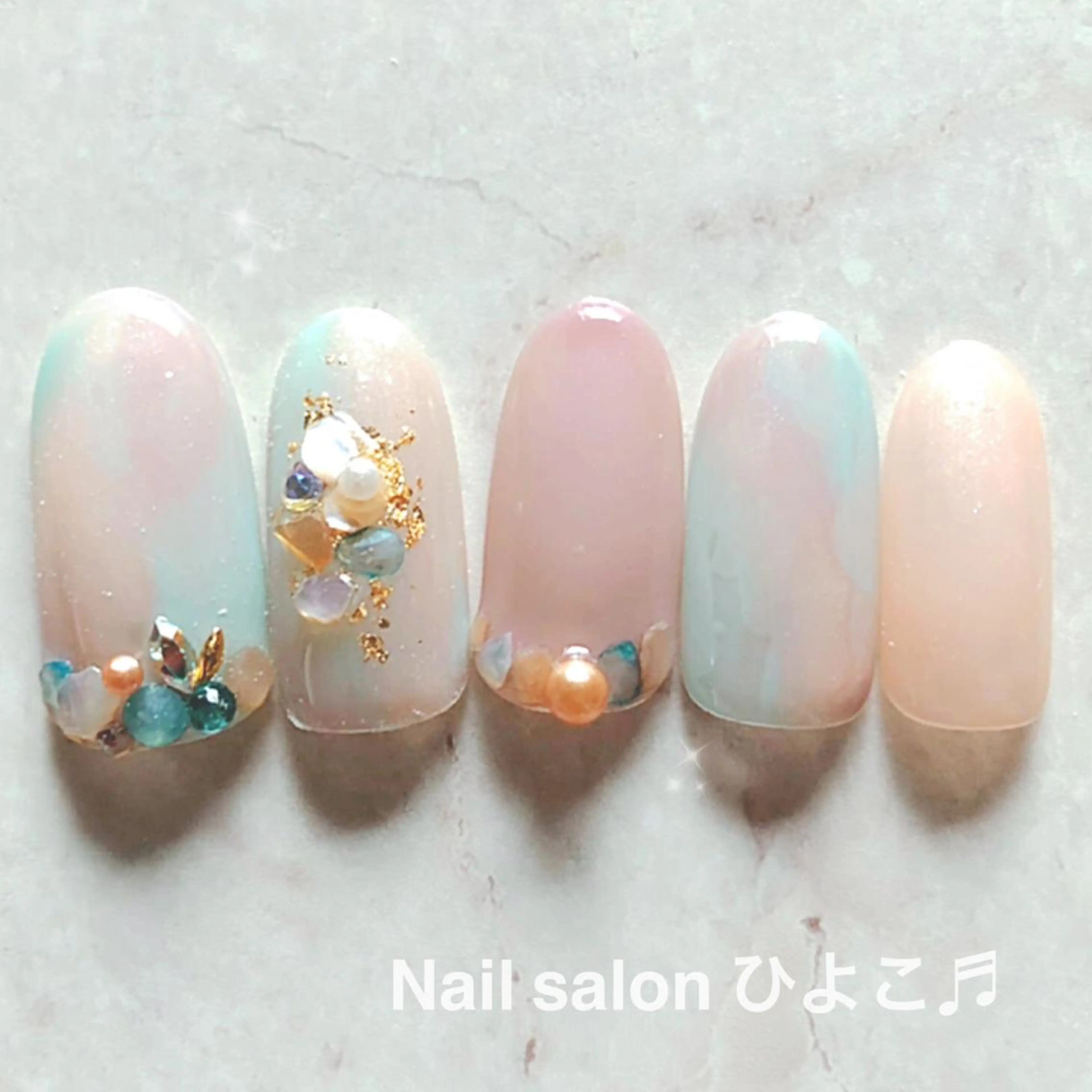 ネイル アートネイル Nail salon ひよこ♬のネイルデザイン