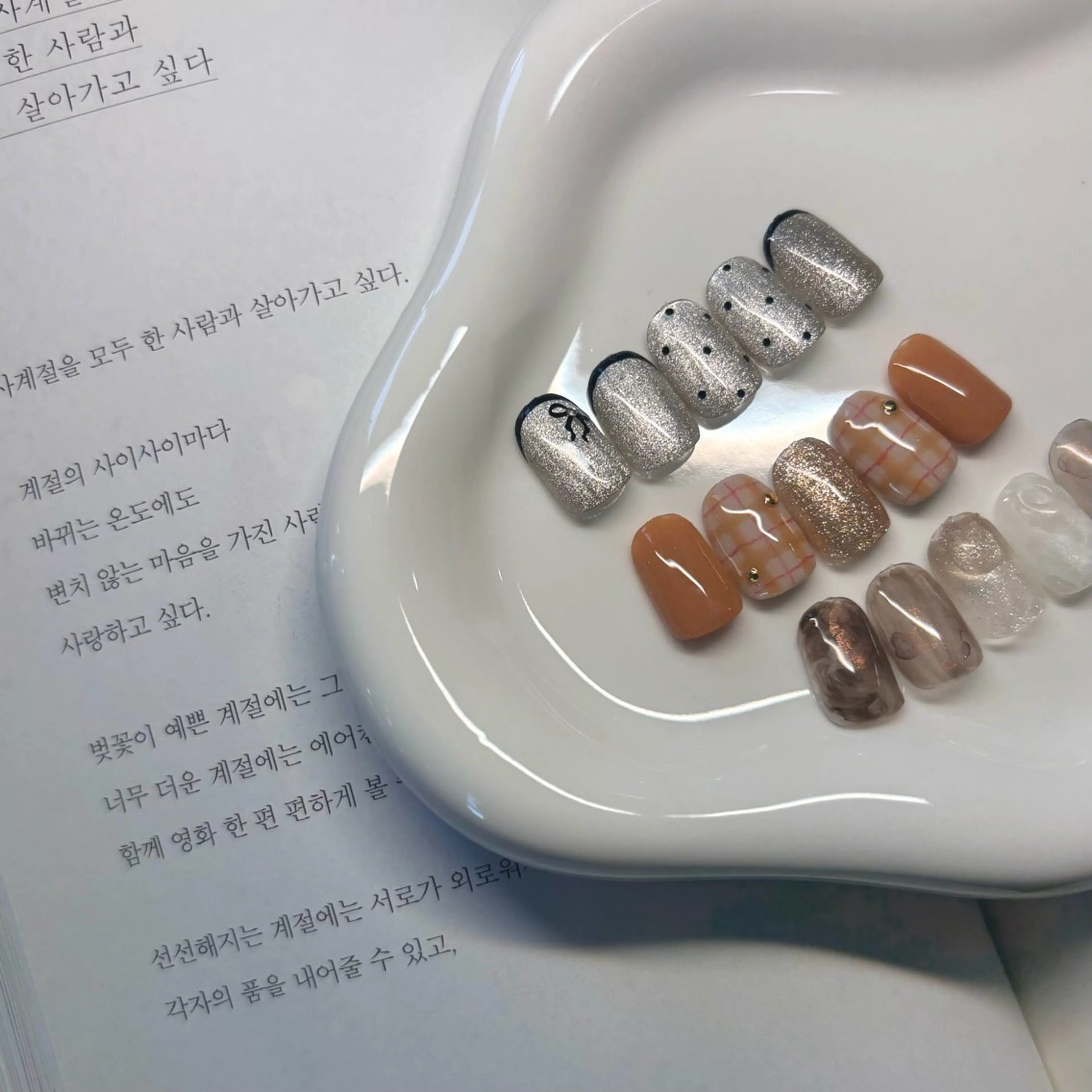 ネイル ハンドネイル Angelique 平形/高崎のネイルデザイン