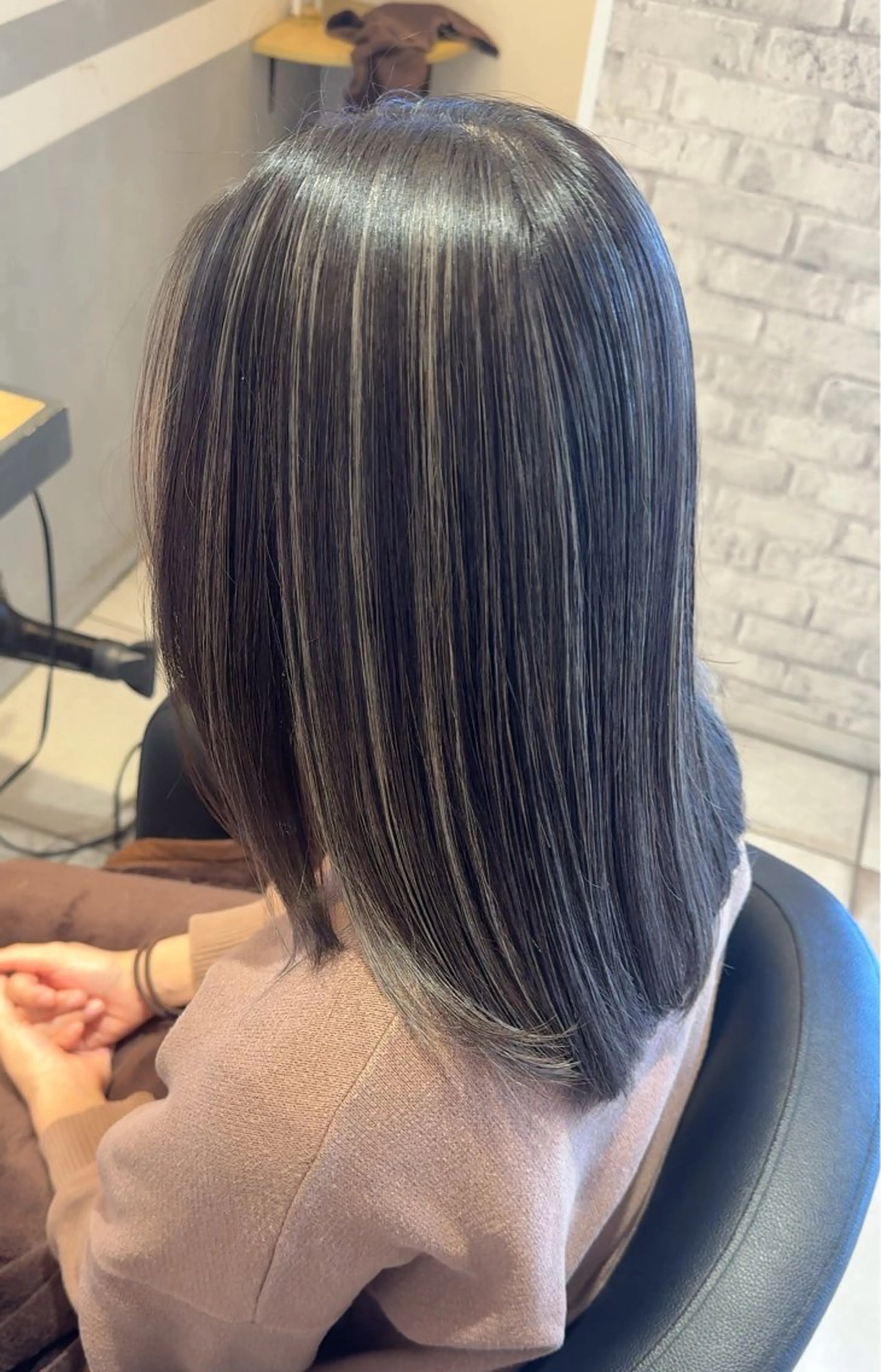 ミディアム ハイライト ヘアカラー トリートメント RIPPLE所属・たかはし るなのヘアスタイル