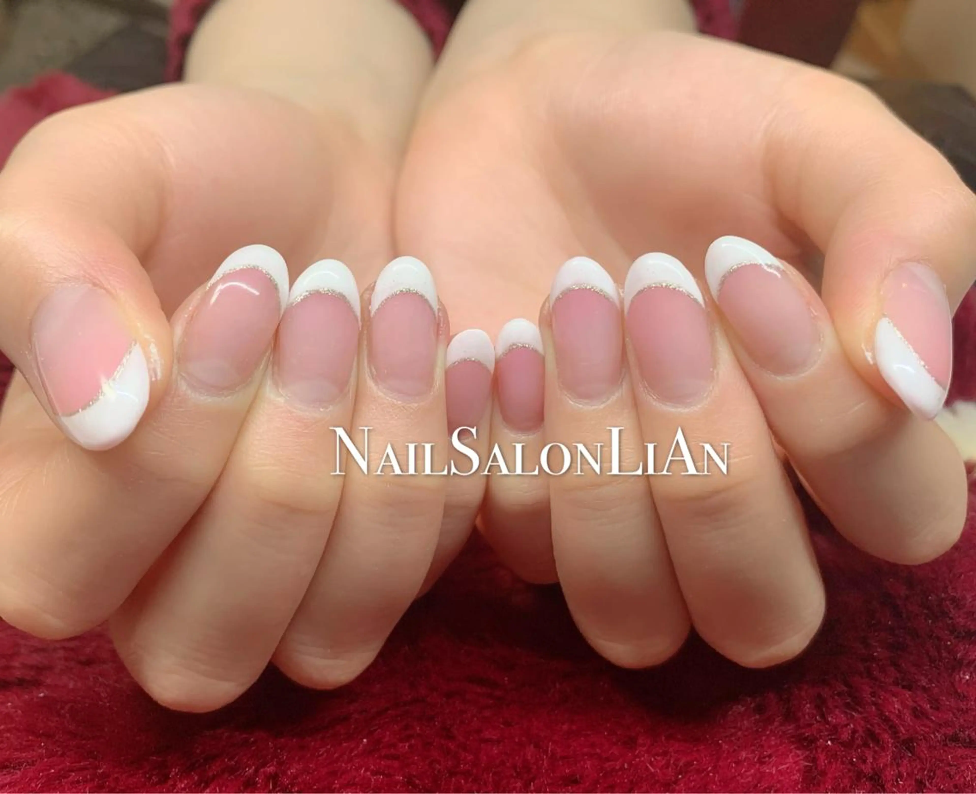 ネイル フレンチネイル ハンドネイル NailSalon LiAnのネイルデザイン