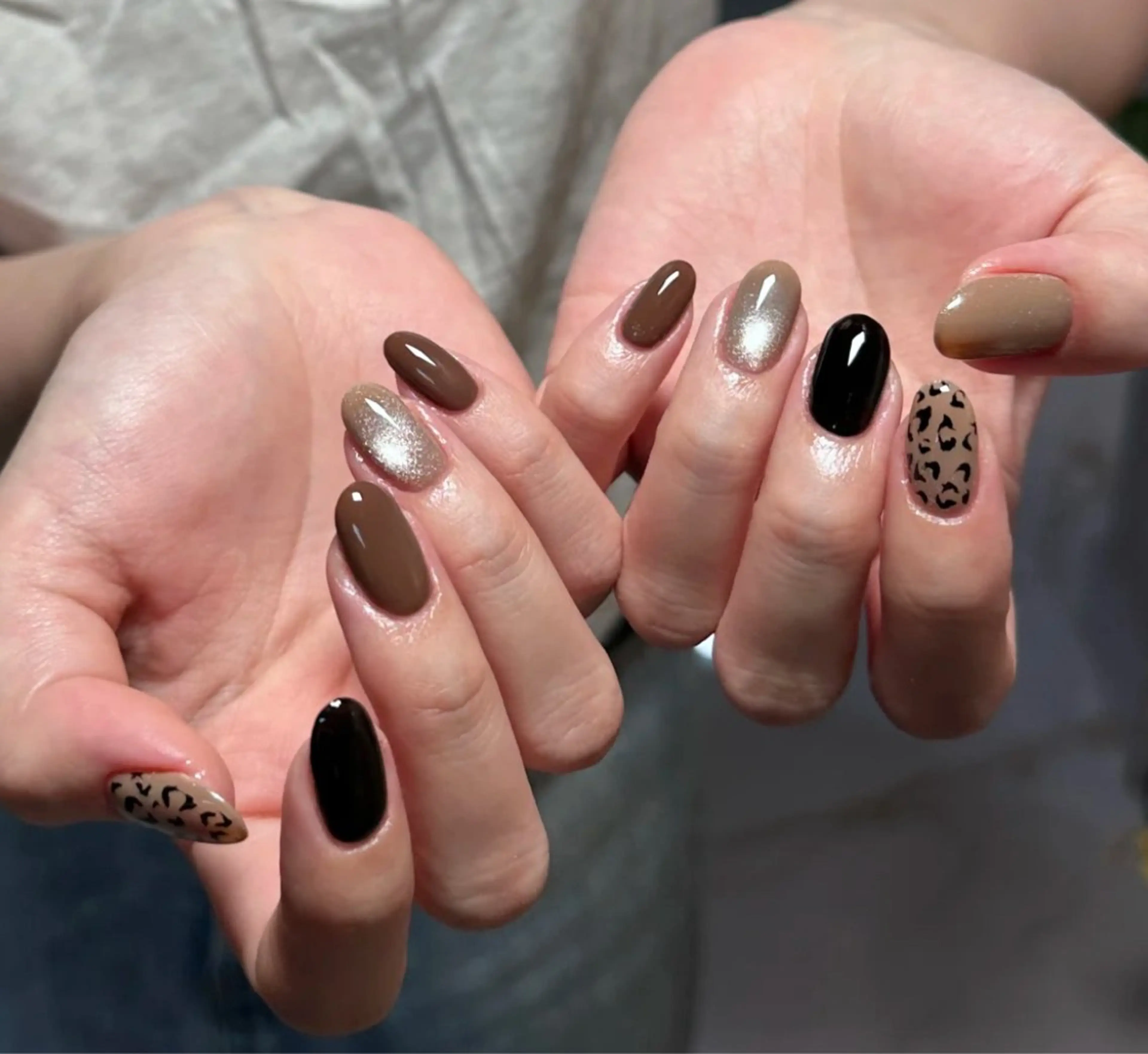 ネイル candy nail 韓国風ワンホンネイルのネイルデザイン