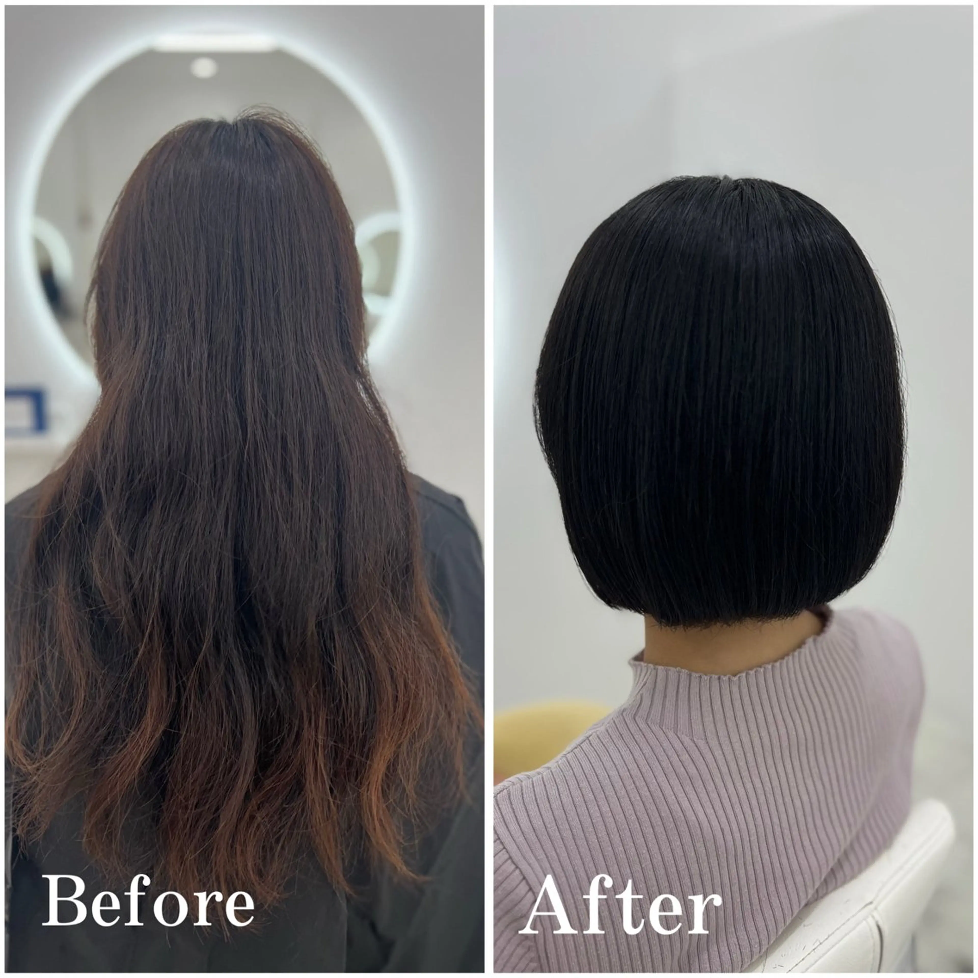 ショート カラー カット ヘアカラー トリートメント ✄﻿aini天王寺 ✄﻿ゆ乃のヘアスタイル