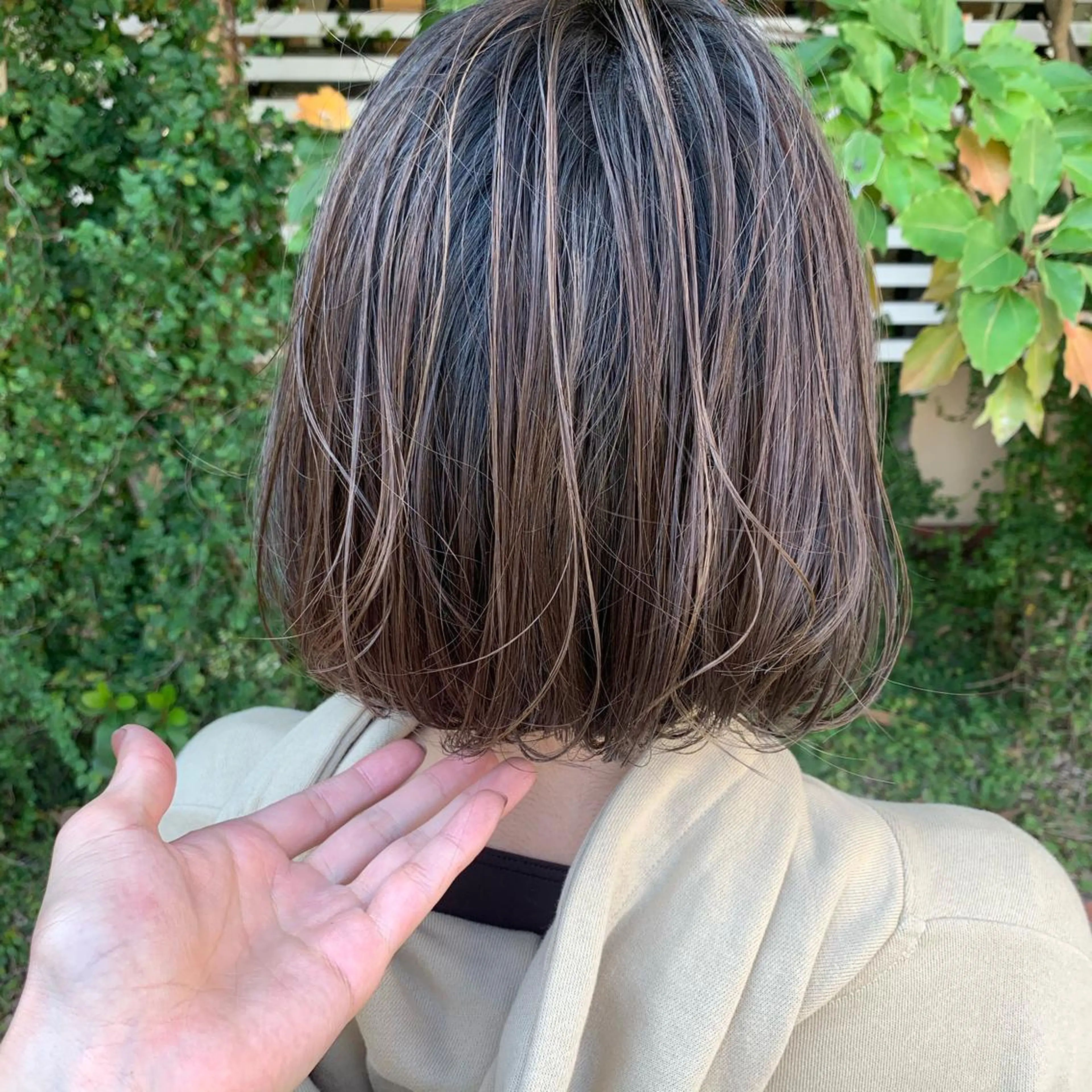 ミディアム カラー Lond jeloud 名古屋所属・髪質改善 の達人/杉原碧仁のヘアスタイル