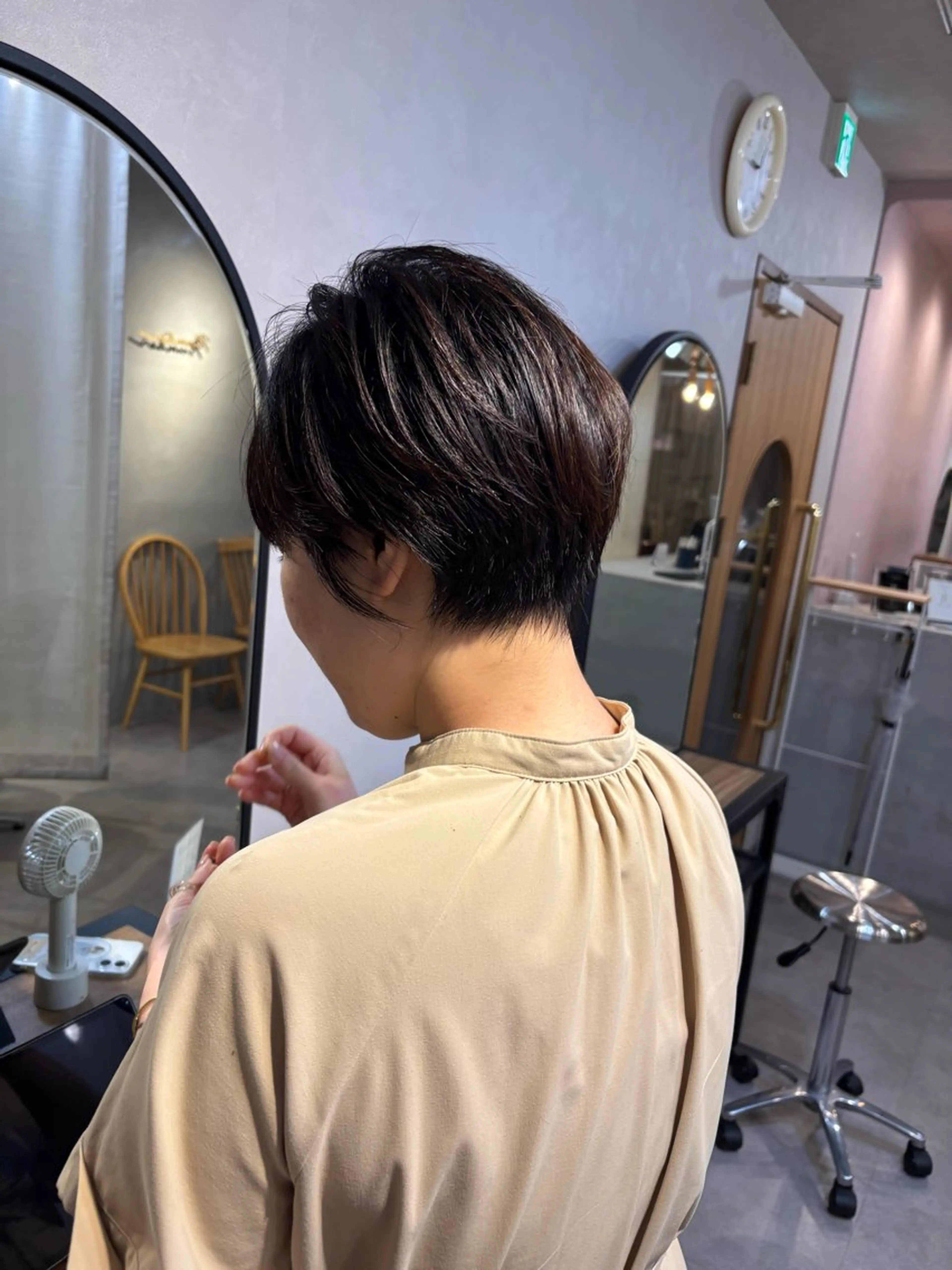 ショート 丸みショート ショートヘア 野口 咲愛のヘアスタイル