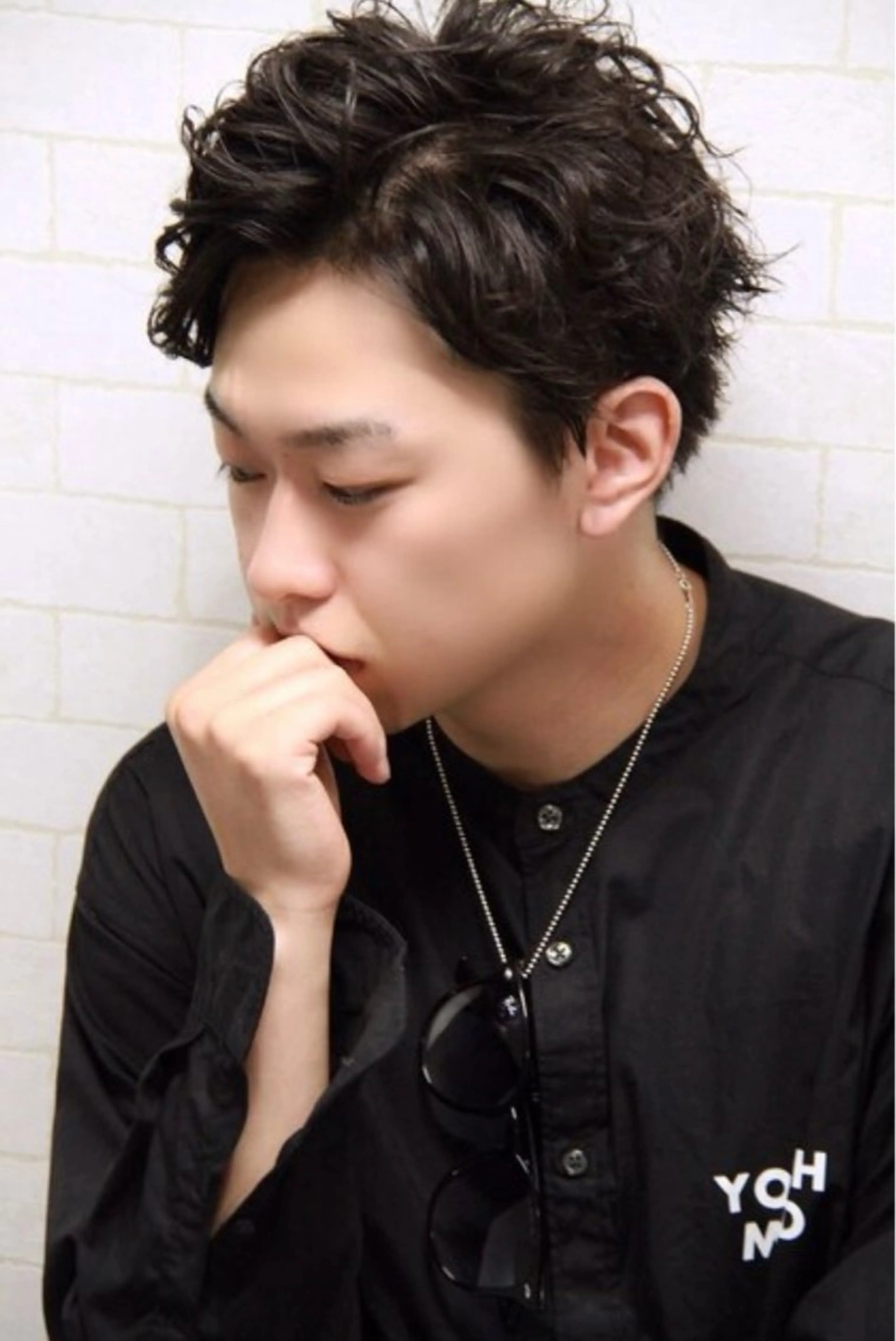 パーマ メンズ メンズパーマ Matina hair所属・原 千景のヘアスタイル