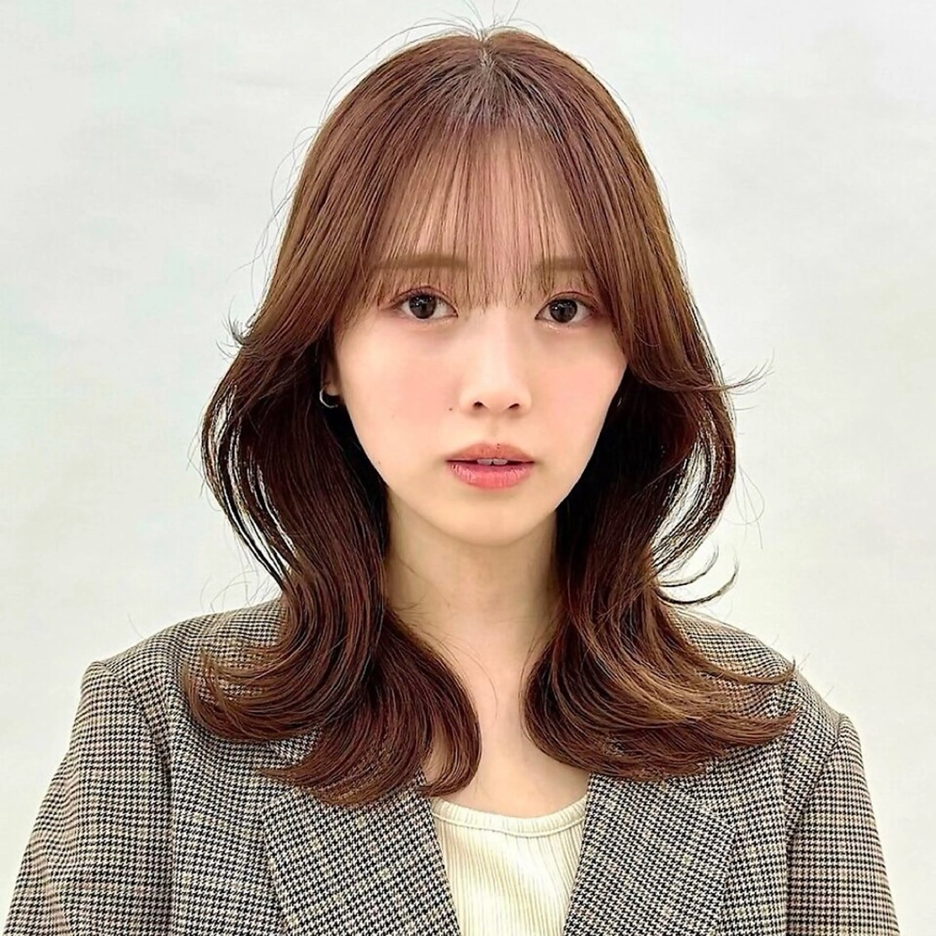 ミディアム カット ヘアカラー トリートメント ruen大分駅店所属・ruen大分駅店/ chitoseのヘアスタイル