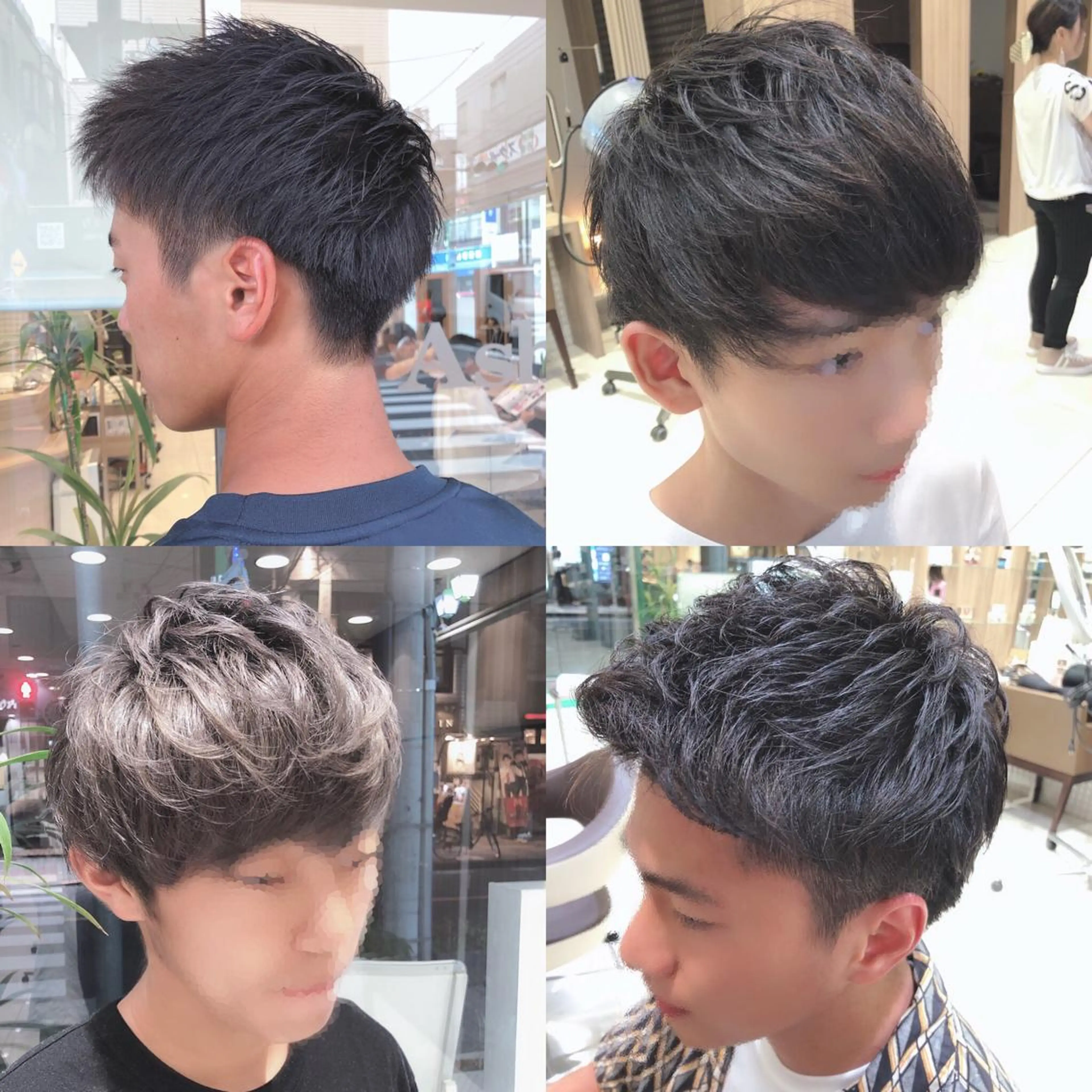 ショート カラー パーマ ヘアアレンジ メンズ ツーブロック 刈り上げ カット パーマ メンズパーマ特化/ メッシュ/薫/店長のヘアスタイル
