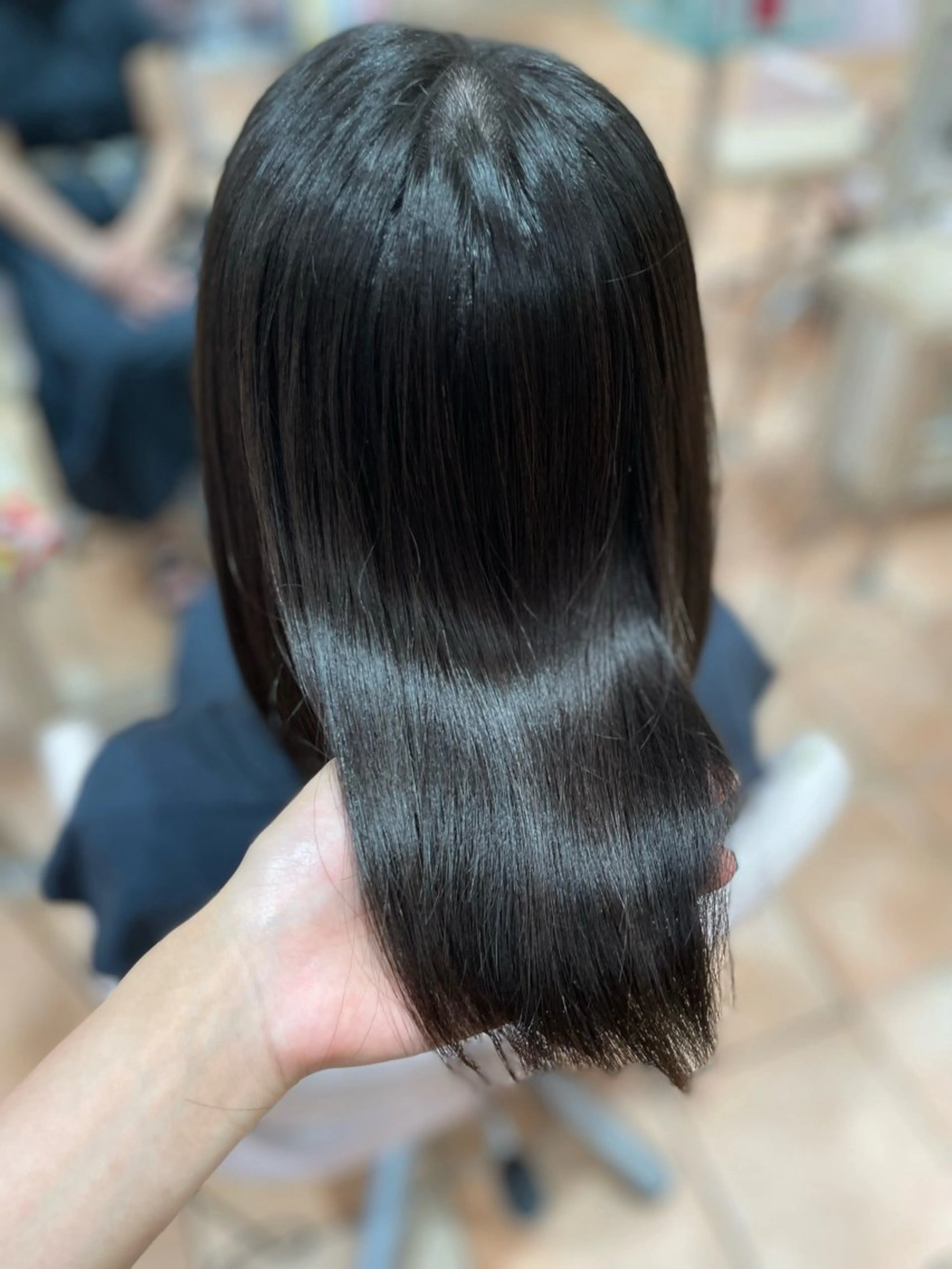 ミディアム パーマ めぞんどぼーて REINAのヘアスタイル