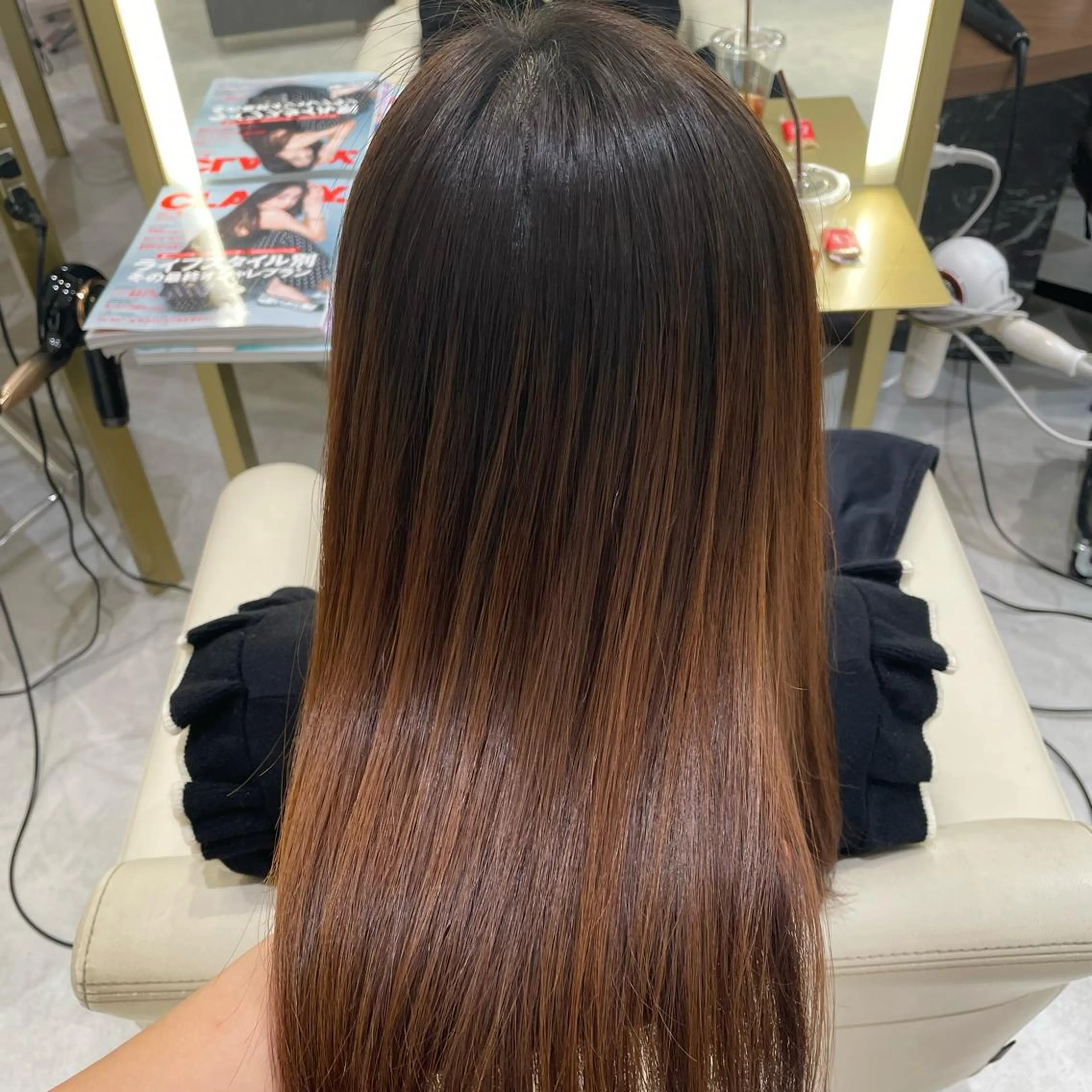 ロング パーマモデル募集🌈 森脇帆南のヘアスタイル