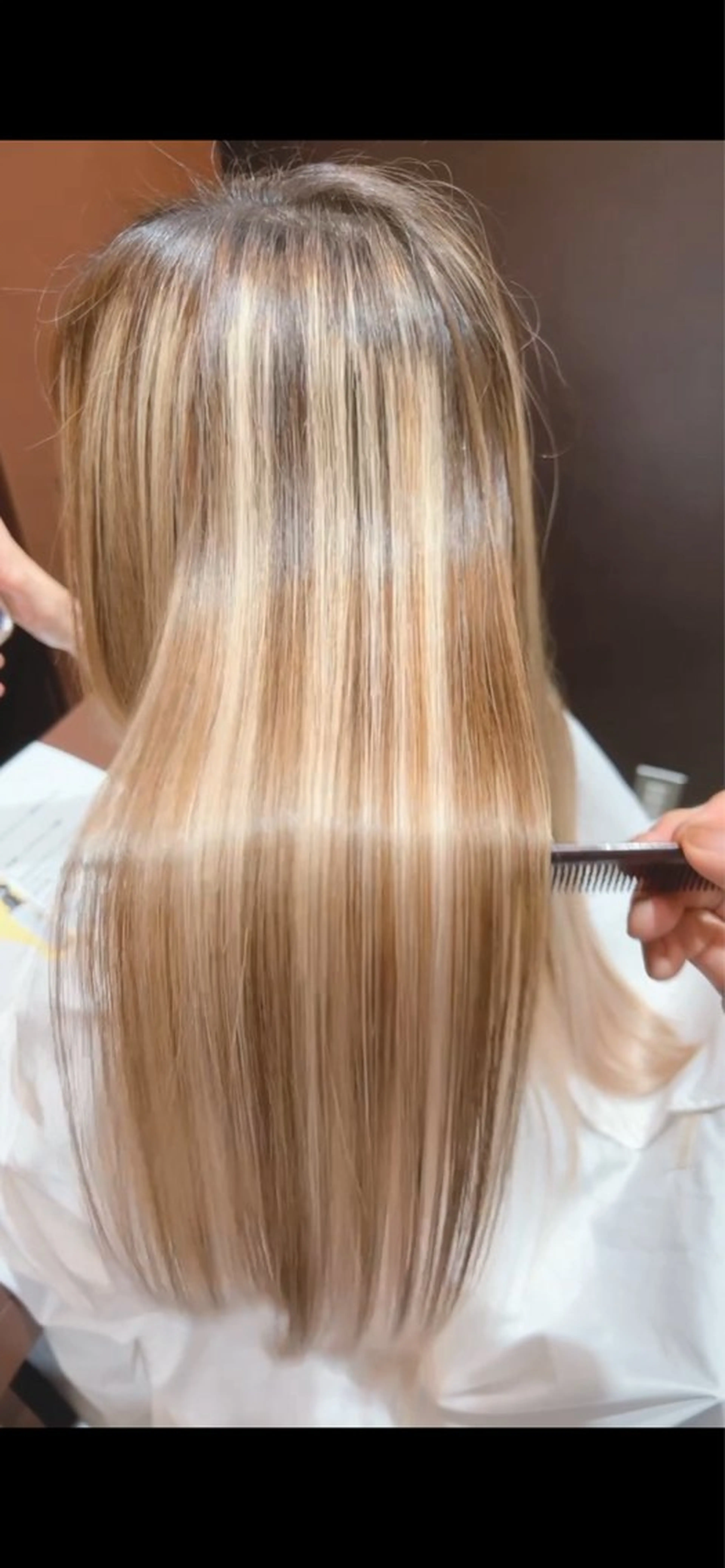 「艶髪」髪質改善オリジナルトリートメントの写真