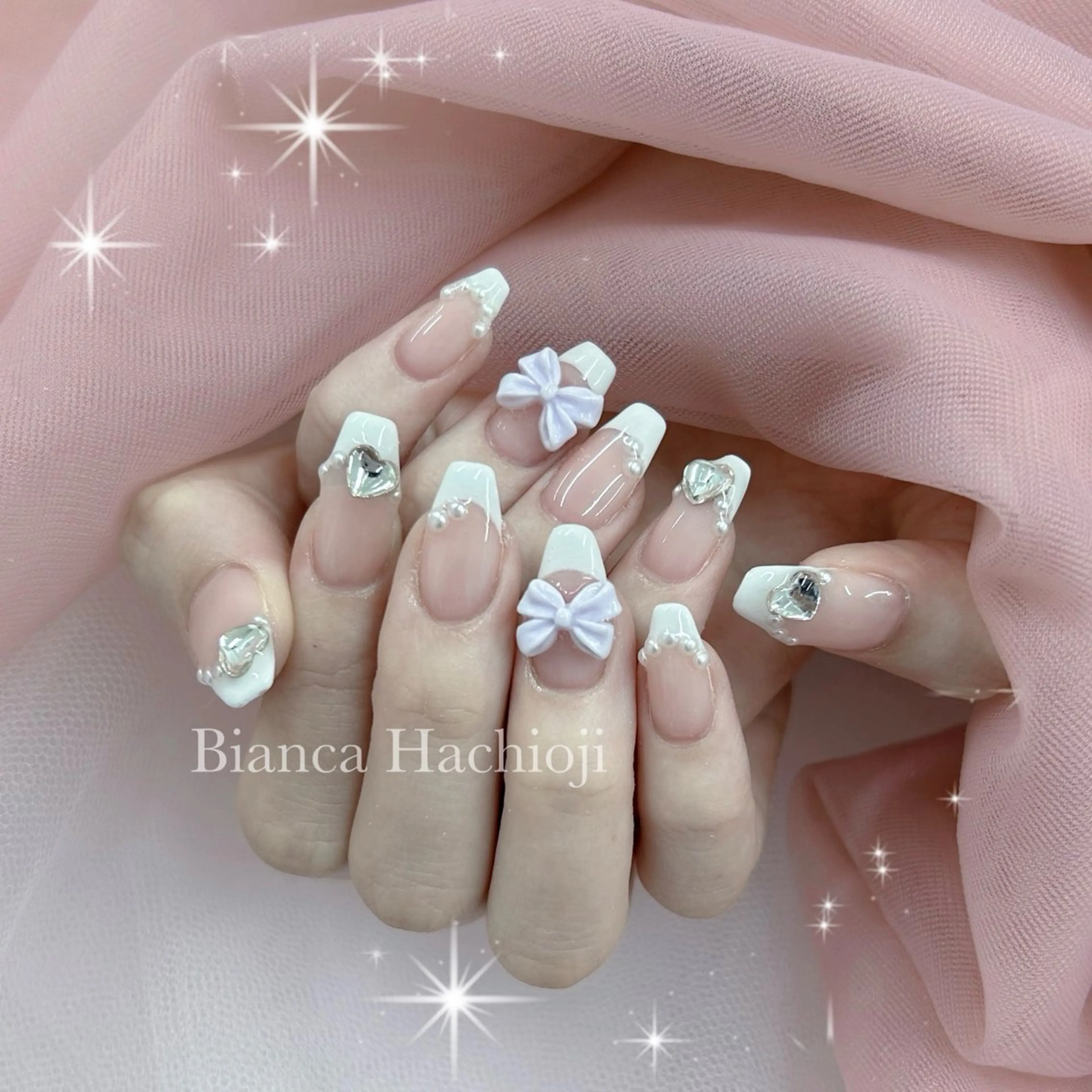 ネイル 𝑌𝑈𝑈𝐾𝐴 /ワンホン/量産型のネイルデザイン