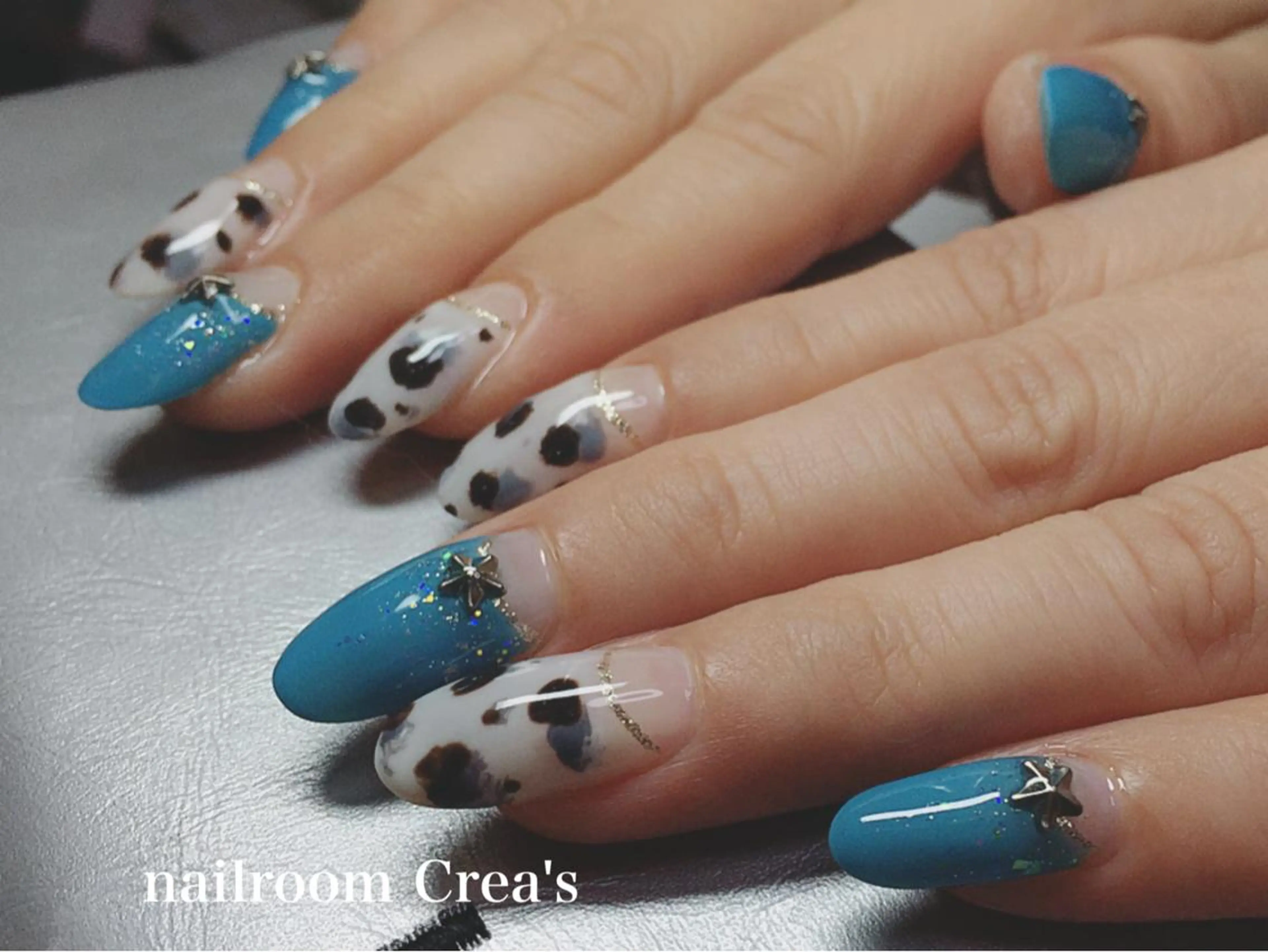 ネイル べっ甲ネイル nailroom Crea'sのネイルデザイン
