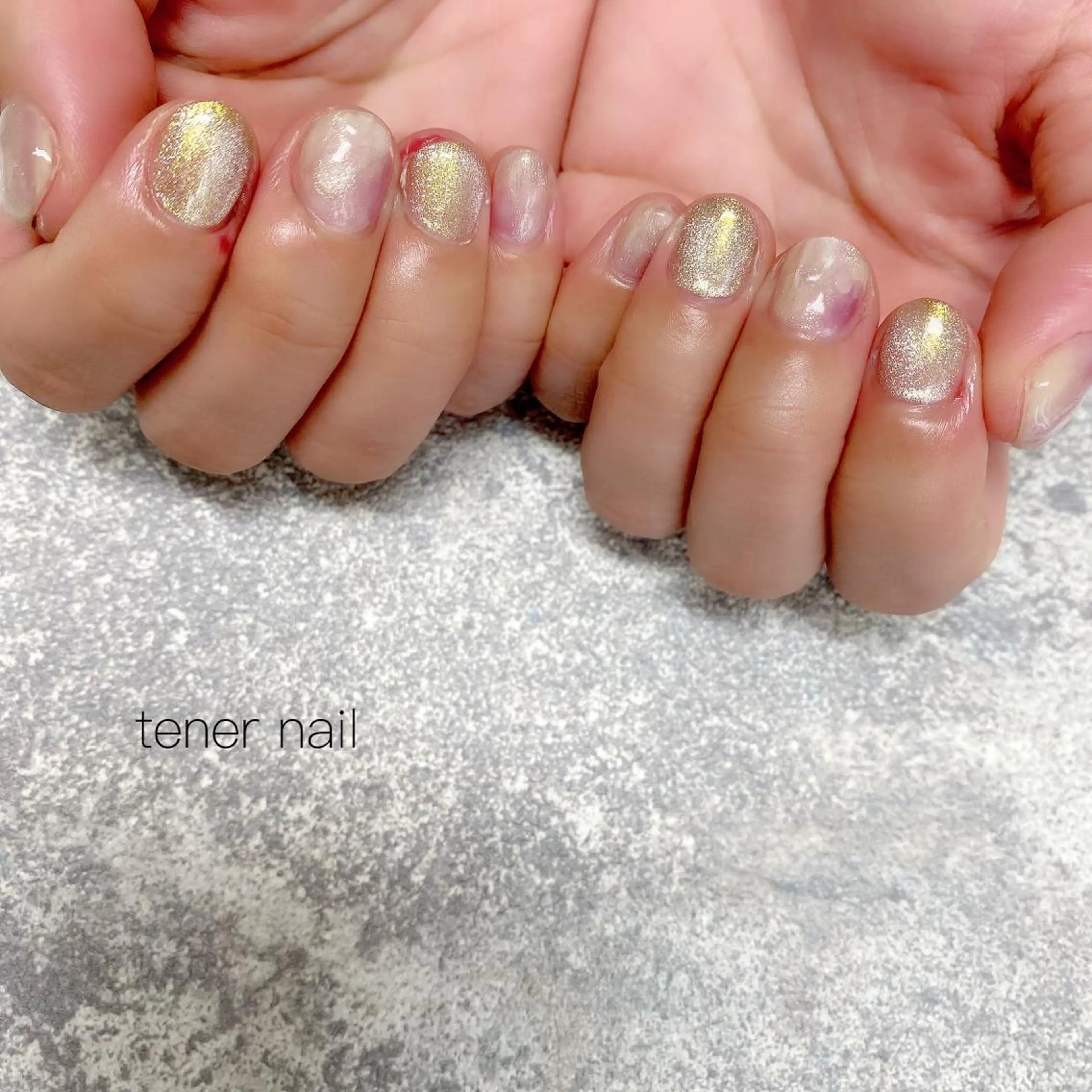 ネイル マグネットネイル 大理石ネイル(マーブル) テネルネイル tener nailのネイルデザイン