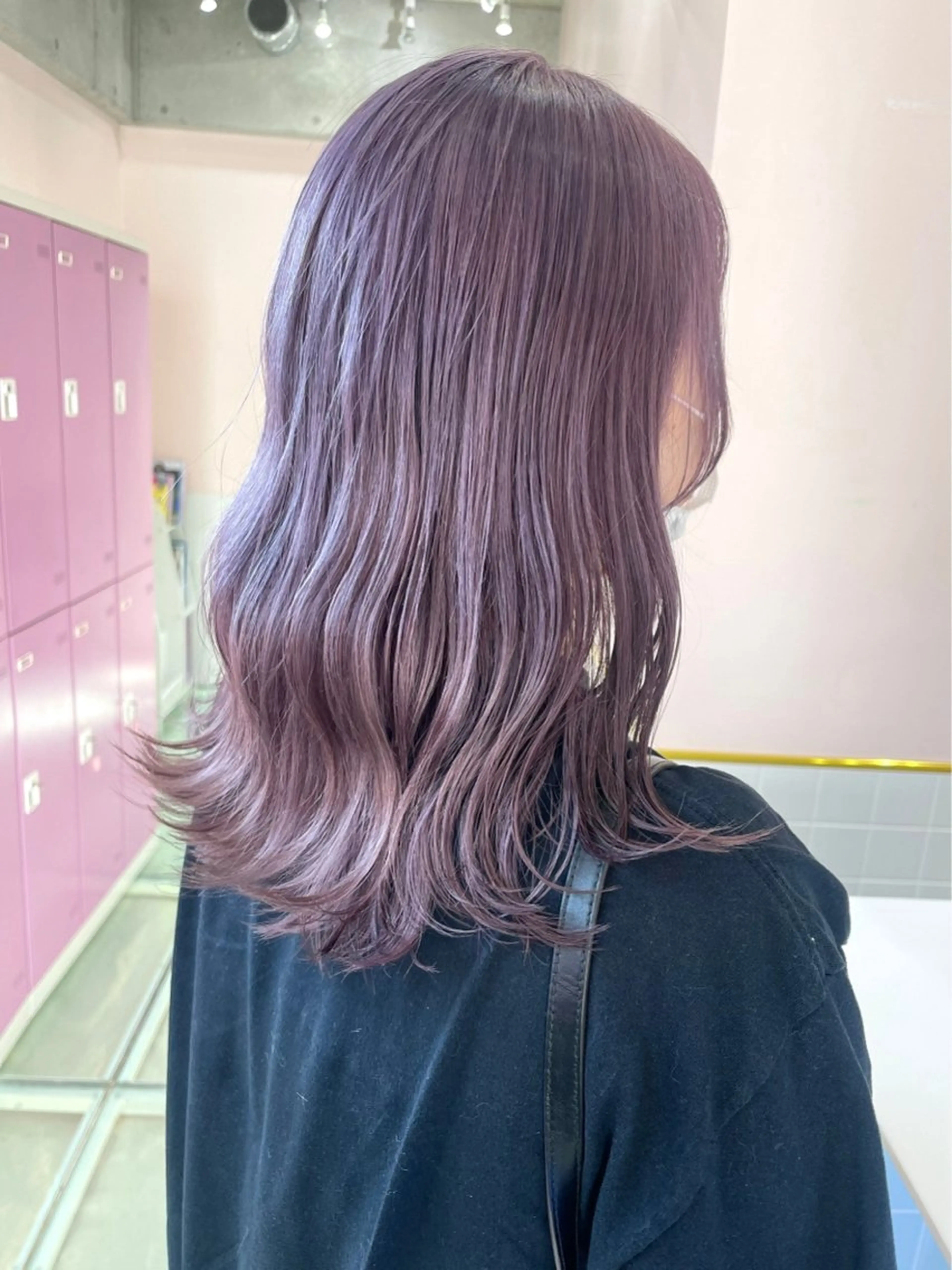 ミディアム カラー ヘアアレンジ カット ヘアカラー トリートメント ヘアセット 💎韓国ヘア/ 艶カラー💎souのヘアスタイル