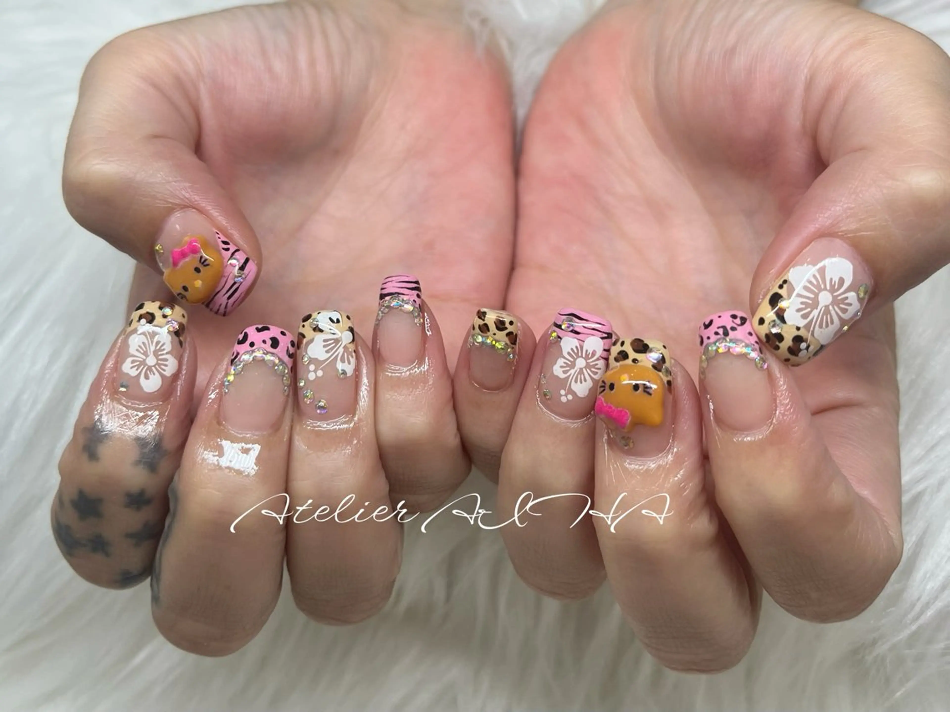 ショート ハンドネイル アトリエAIHA所属・アトリエAIHA★ フィルイン推奨サロンのネイルデザイン