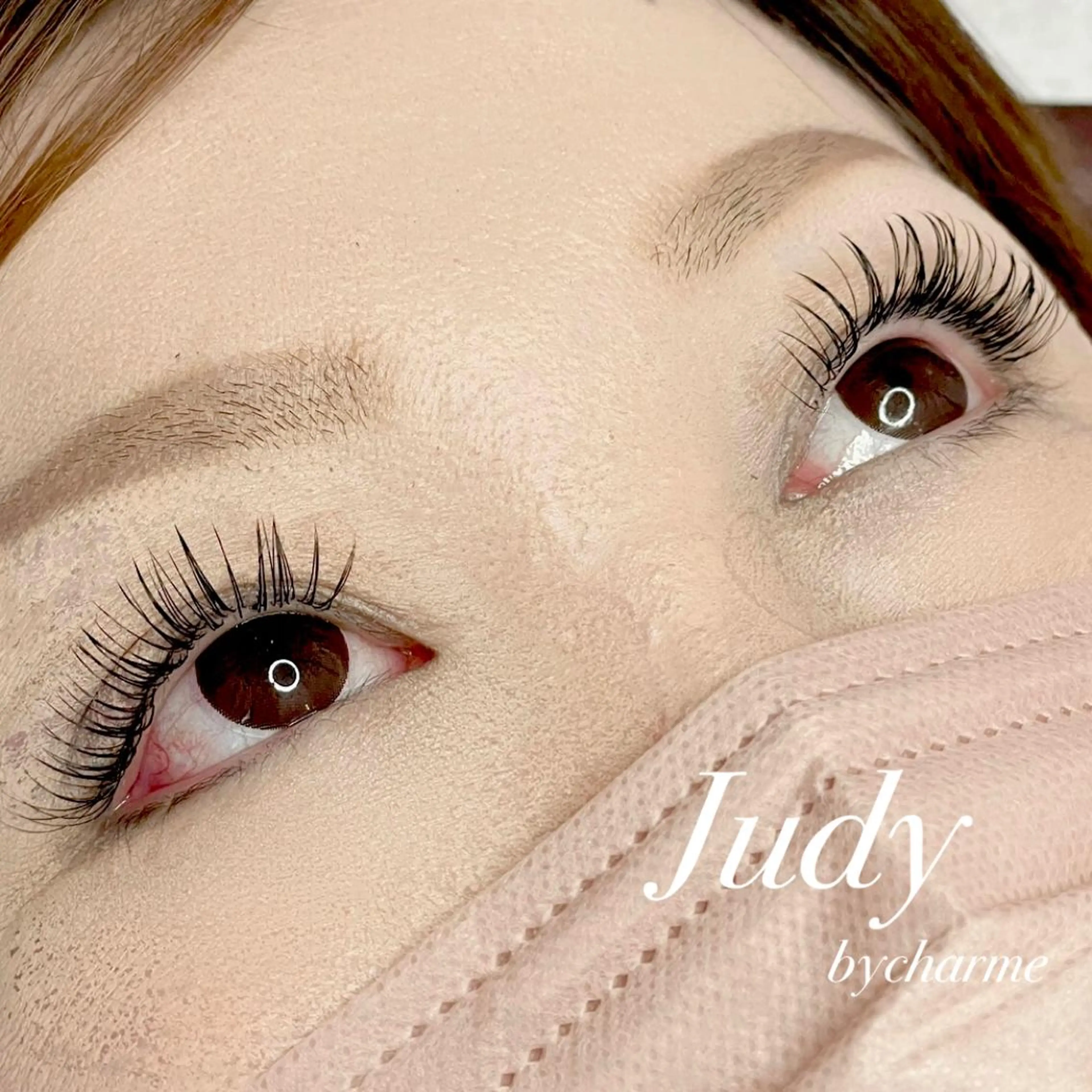 マツエク・マツパ 付け放題 フラットラッシュ パリジェンヌラッシュリフト セーブル マツエク Judy by charmeのマツエク・マツパデザイン