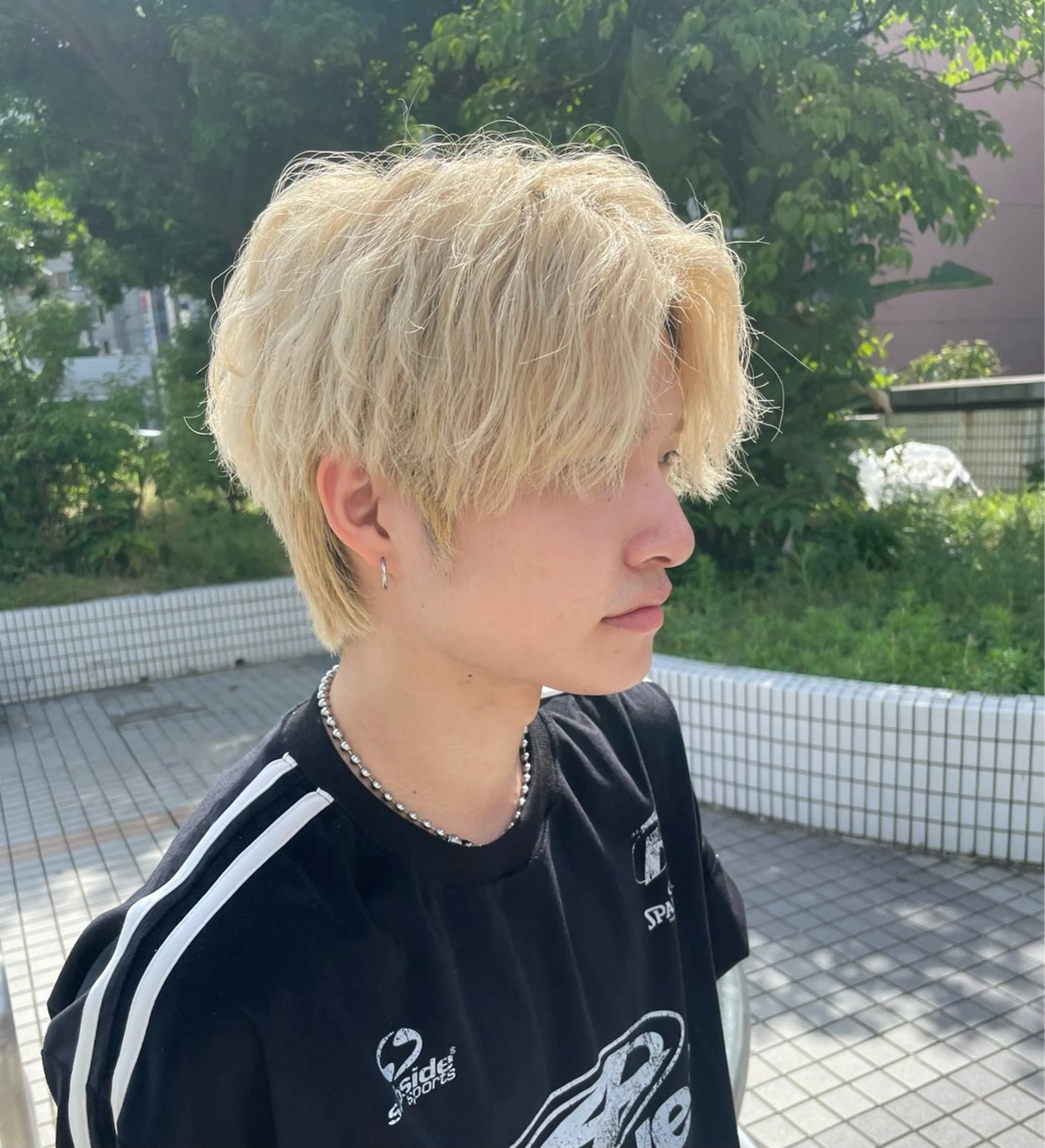 メンズカット＋Wカラー（ブリーチ込み）の写真