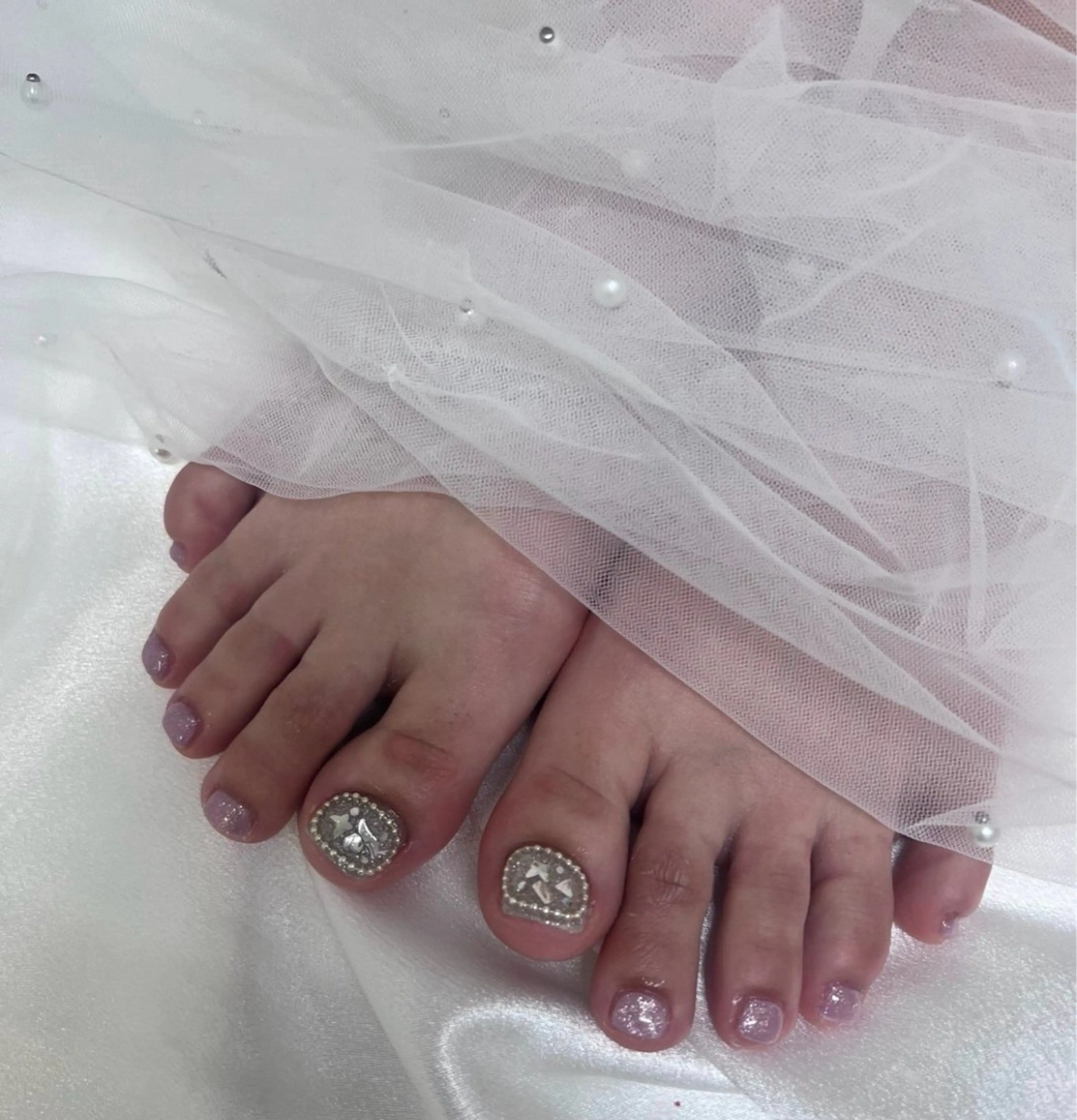 【foot】アート2本〈両親指〉《オフケア込》の写真