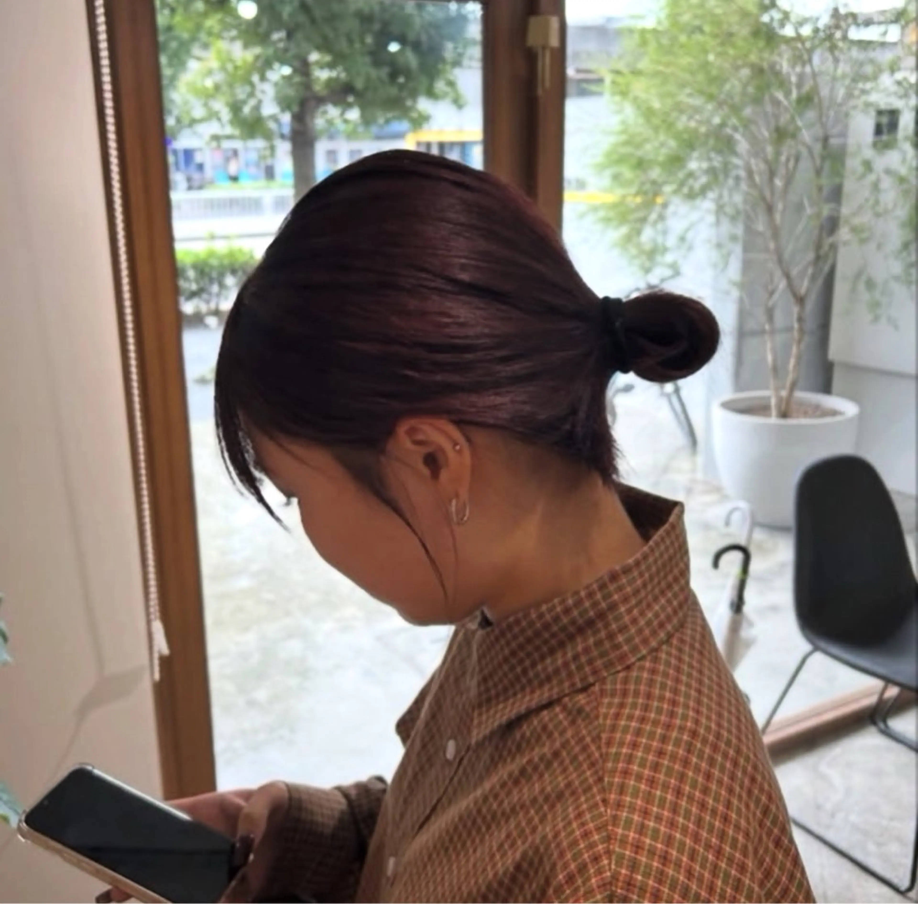 ロング カラー メンズカットモデル/ 鶴舞/犬塚愛奈のヘアスタイル