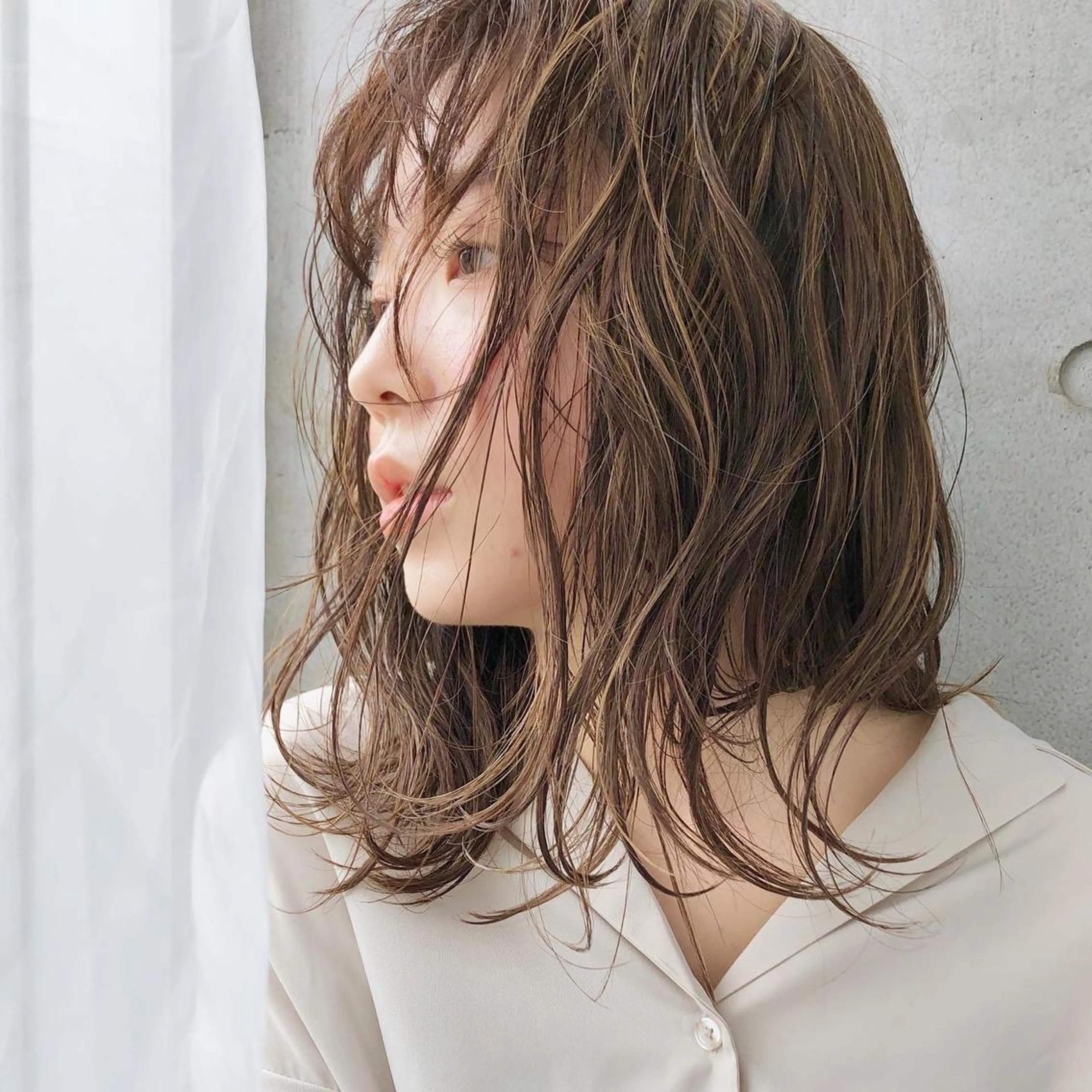 ミディアム カラー パーマ ヘアアレンジ カット ヘアカラー トリートメント ヘッドスパ 【ダメージレス施術】 【透明感】北村 拓也のヘアスタイル